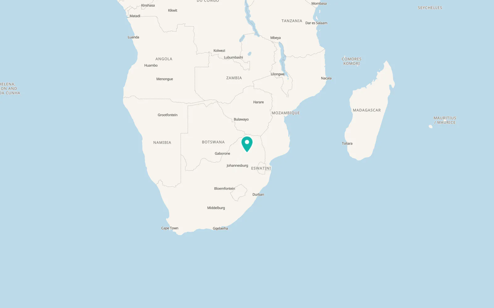Map of Elandskraal