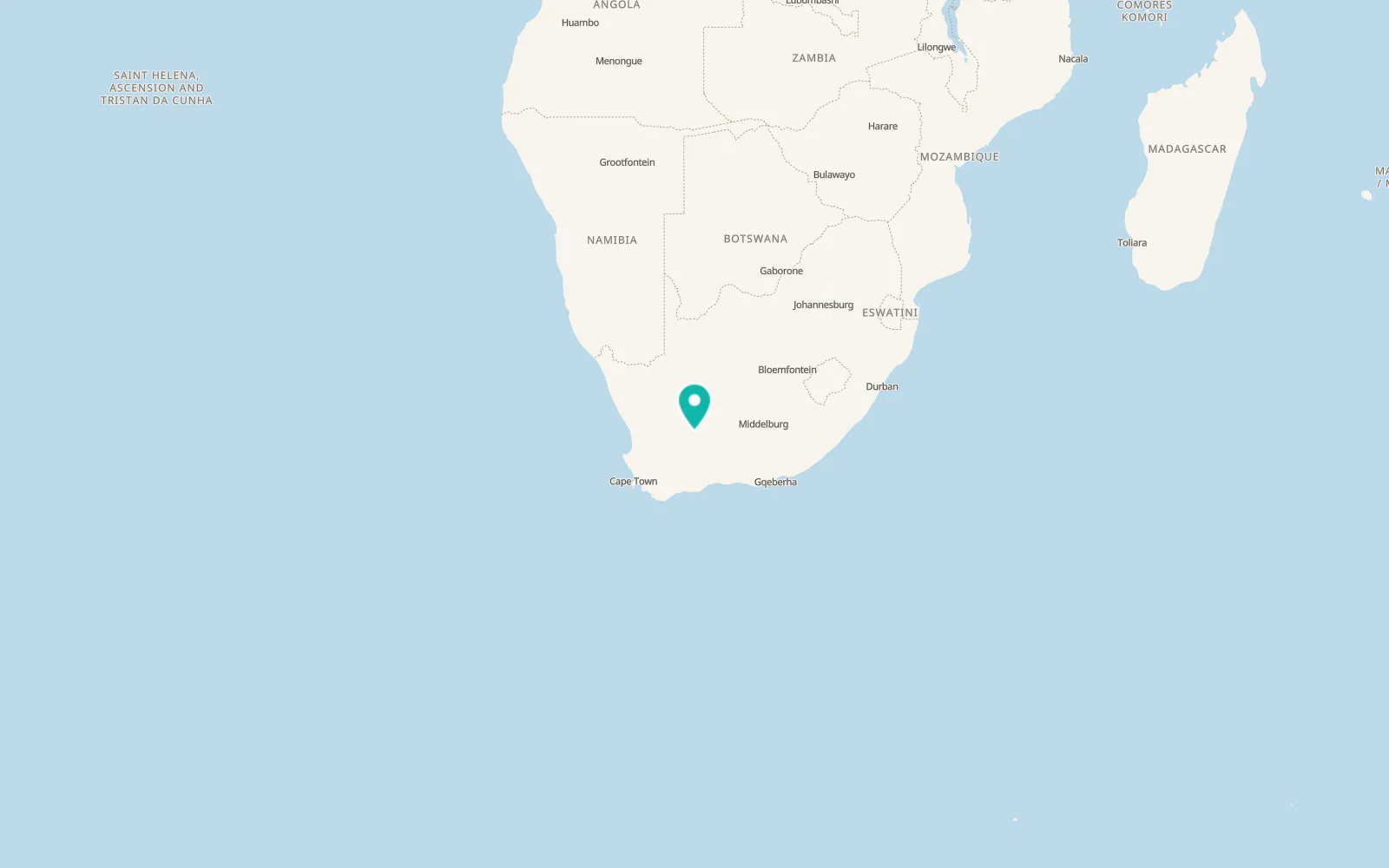 Map of Fraserburg