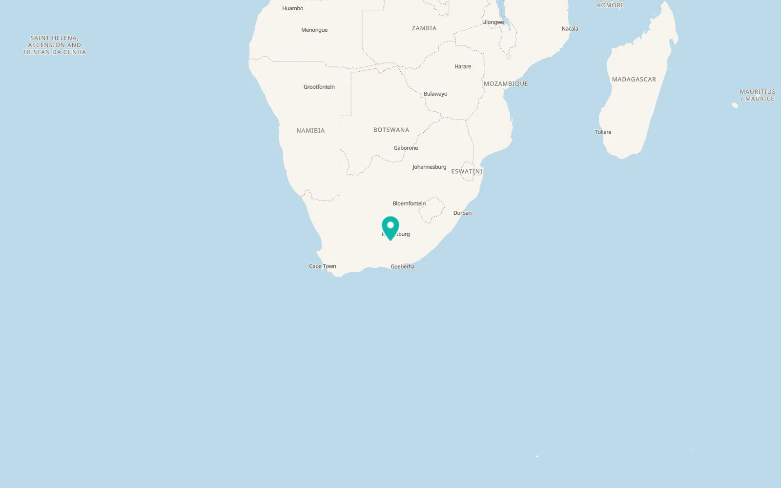 Map of Graaff Reinet