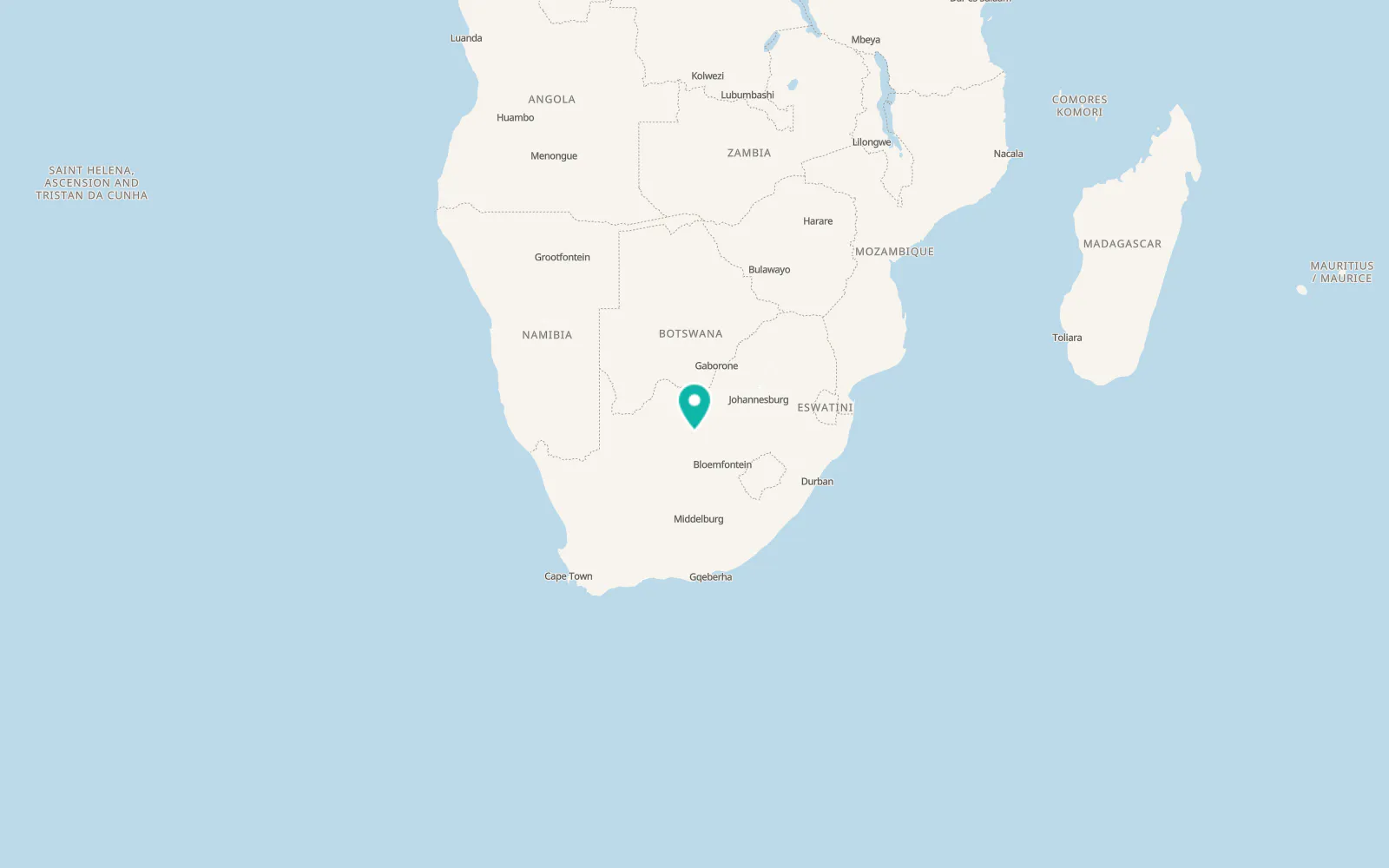 Map of Hartswater