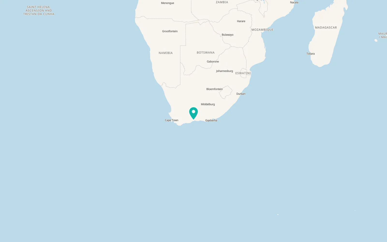 Map of Herolds Bay
