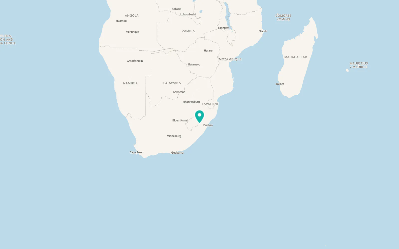 Map of Himeville