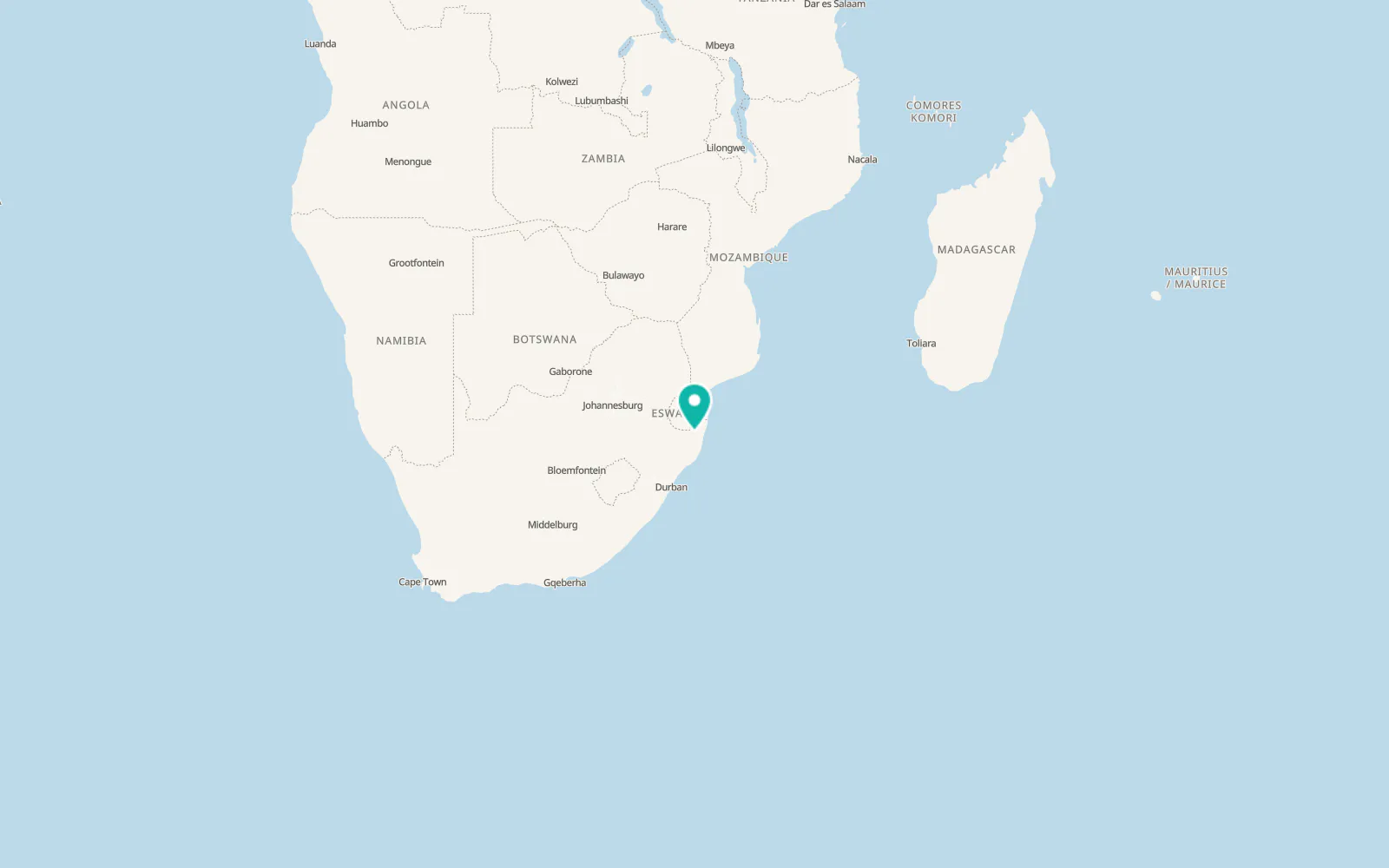 Map of Hlalanathi