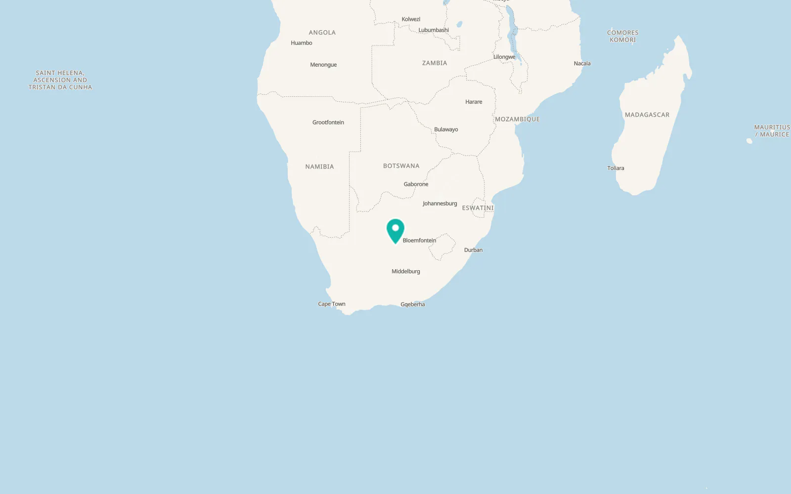 Map of Hopetown