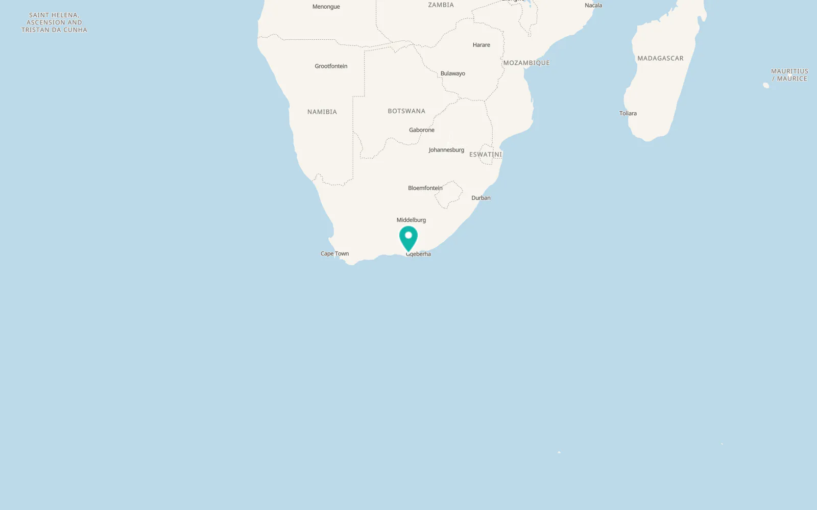 Map of Humansdorp