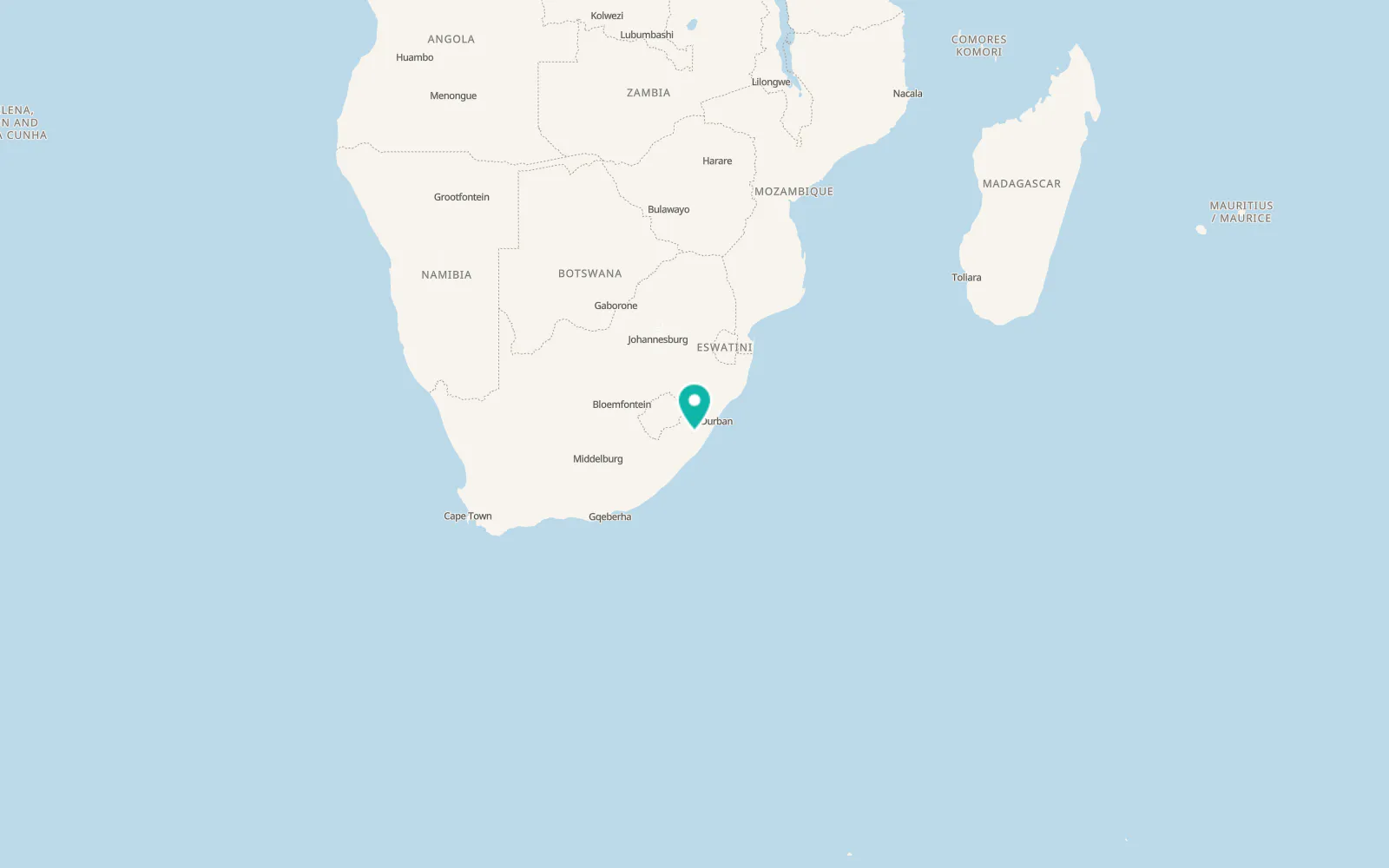 Map of Ibisikululwa