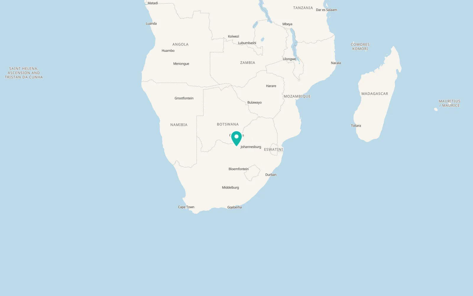 Map of Itekeng