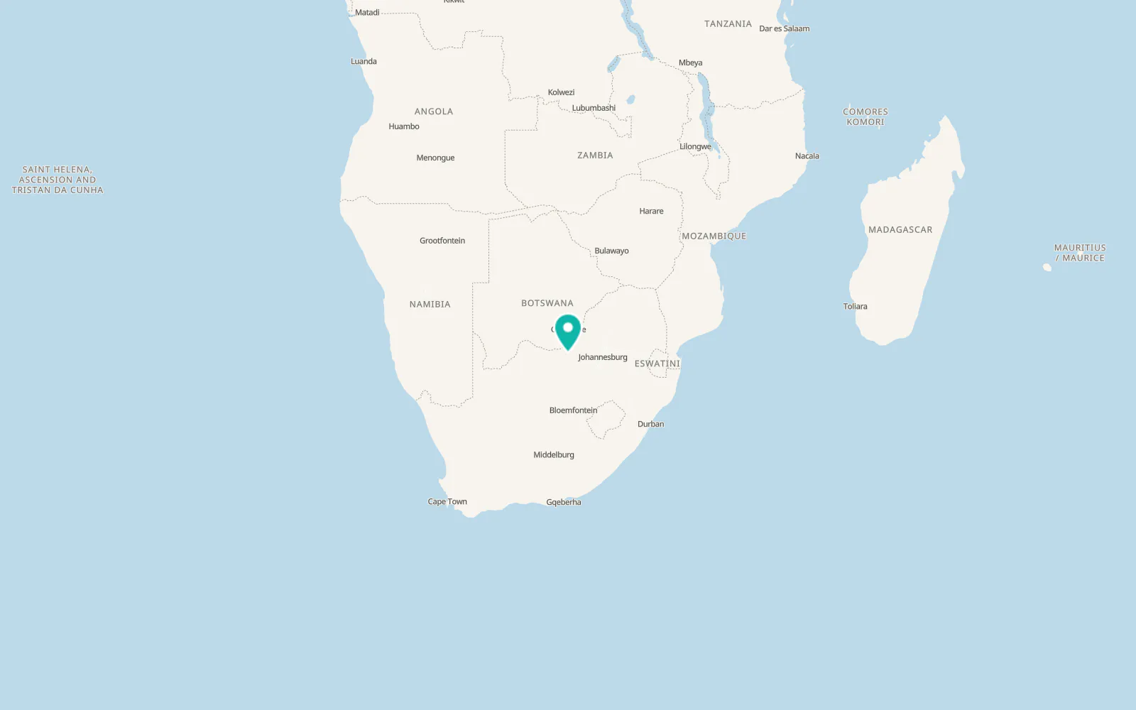 Map of Itsoseng