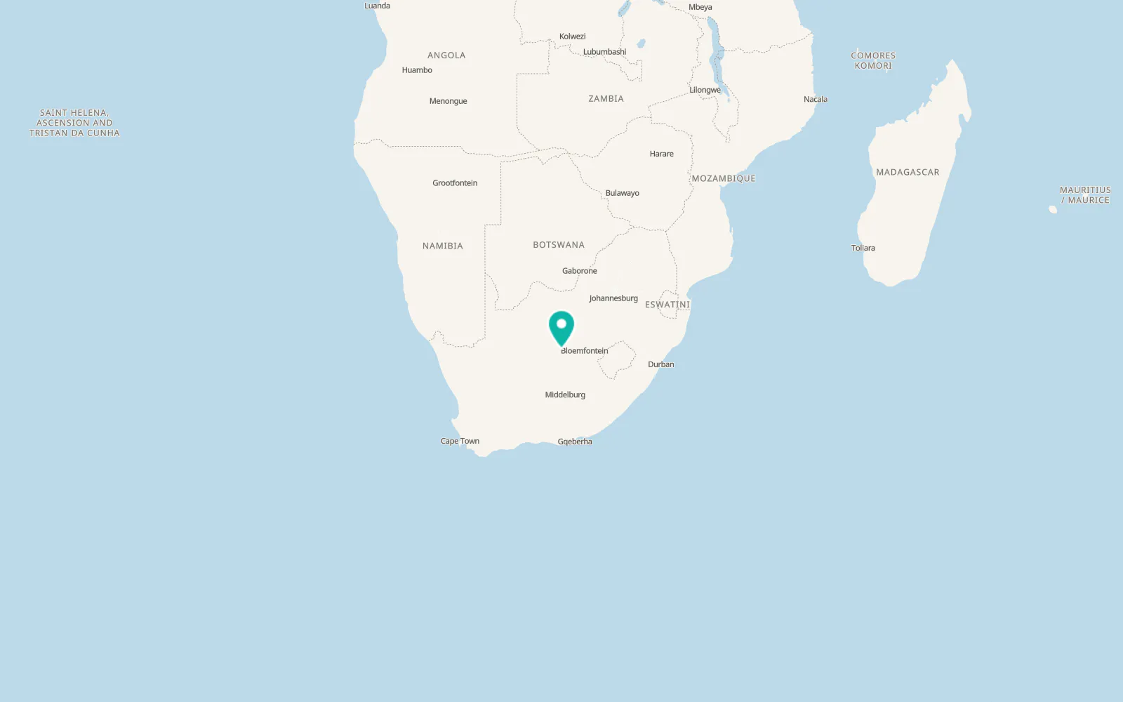 Map of Jacobsdal