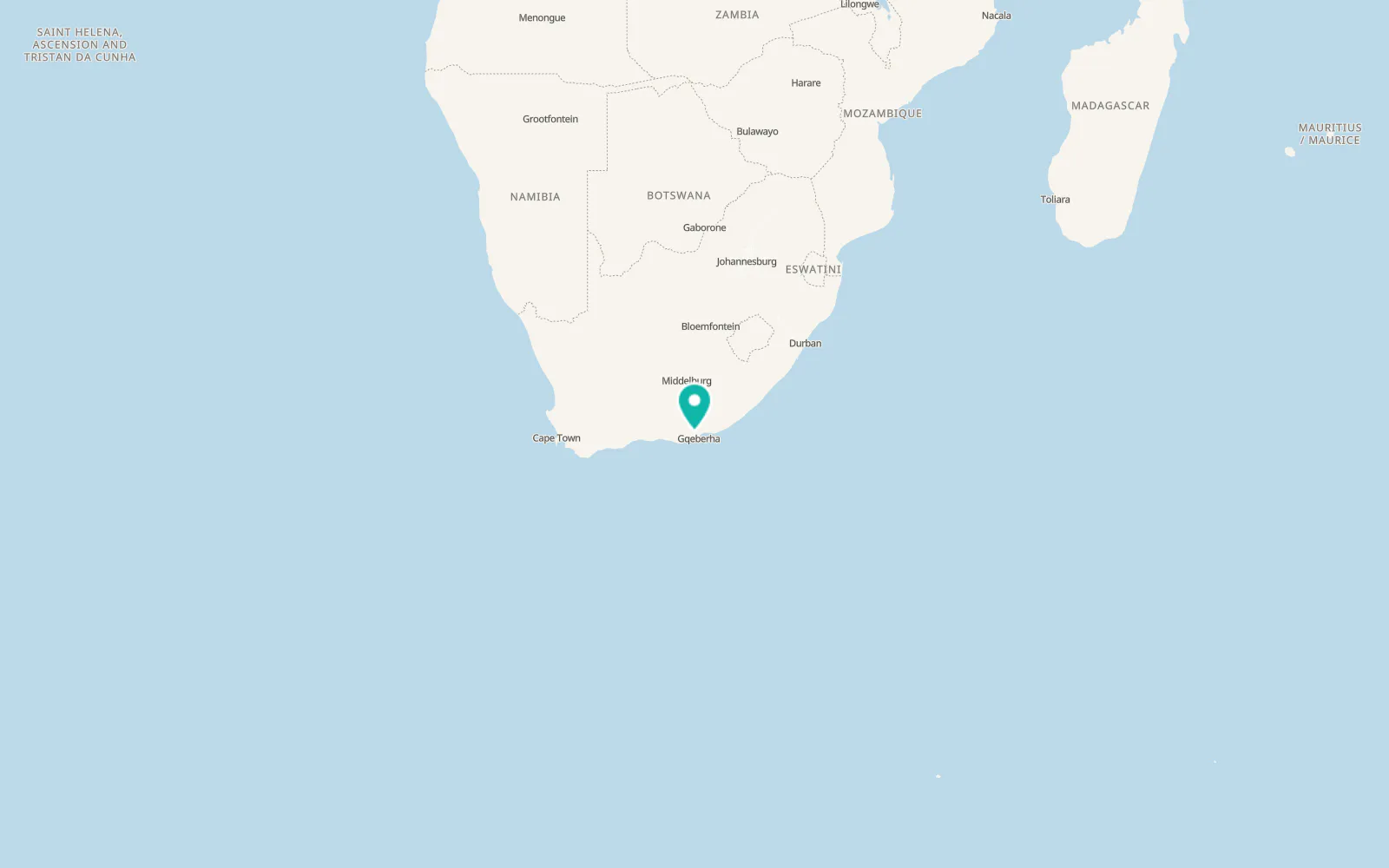 Map of Kariega