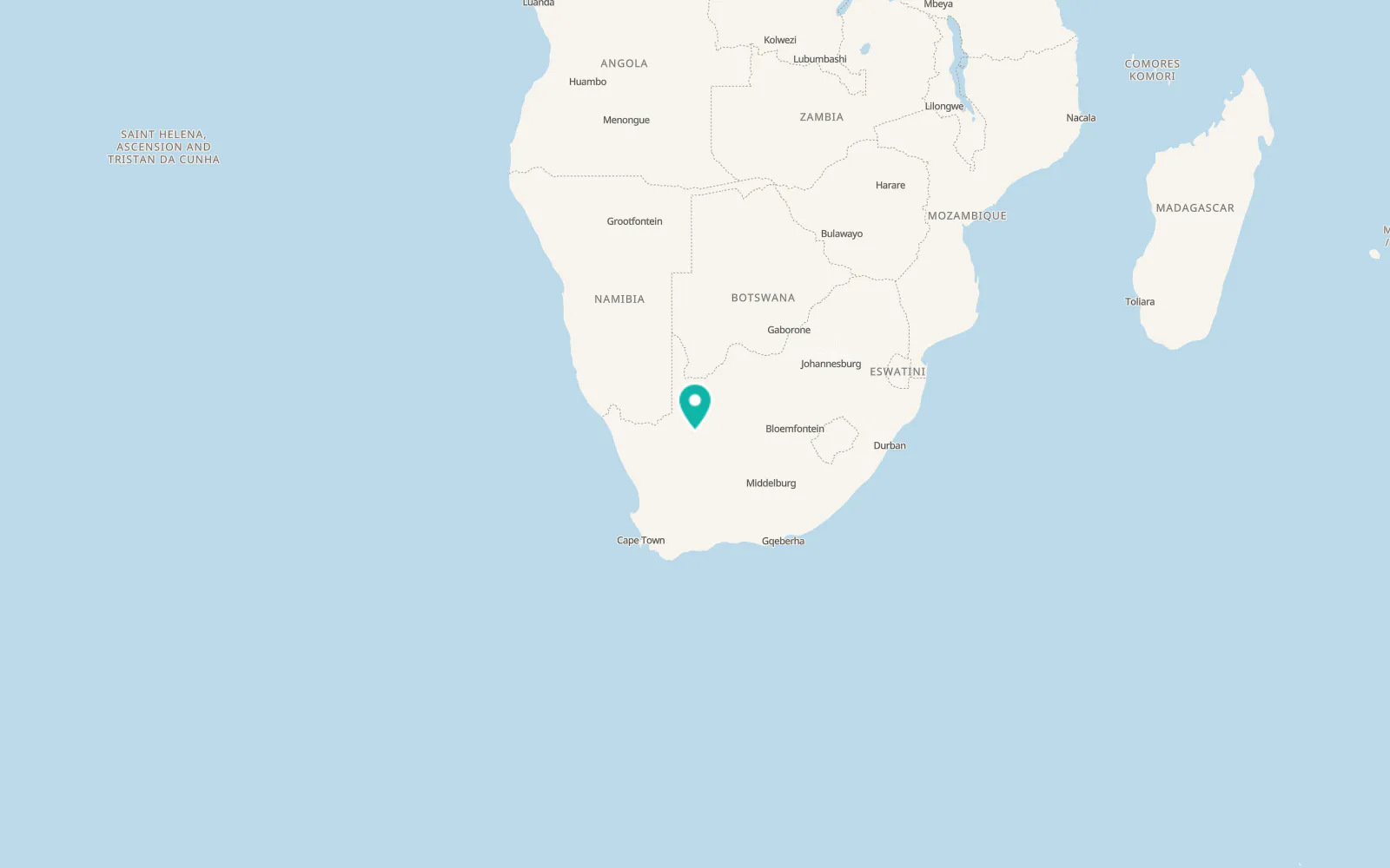 Map of Kenhardt