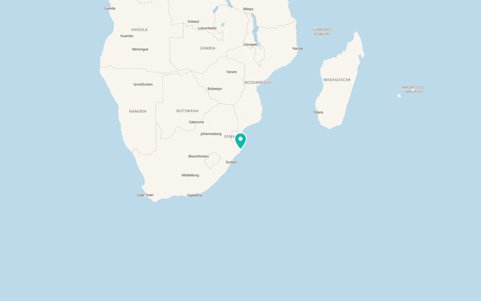 Map of Kgwaripe