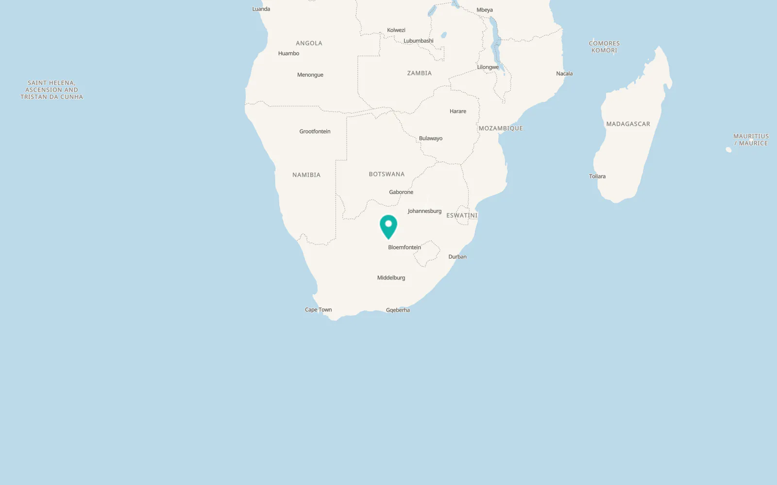 Map of Kimberley
