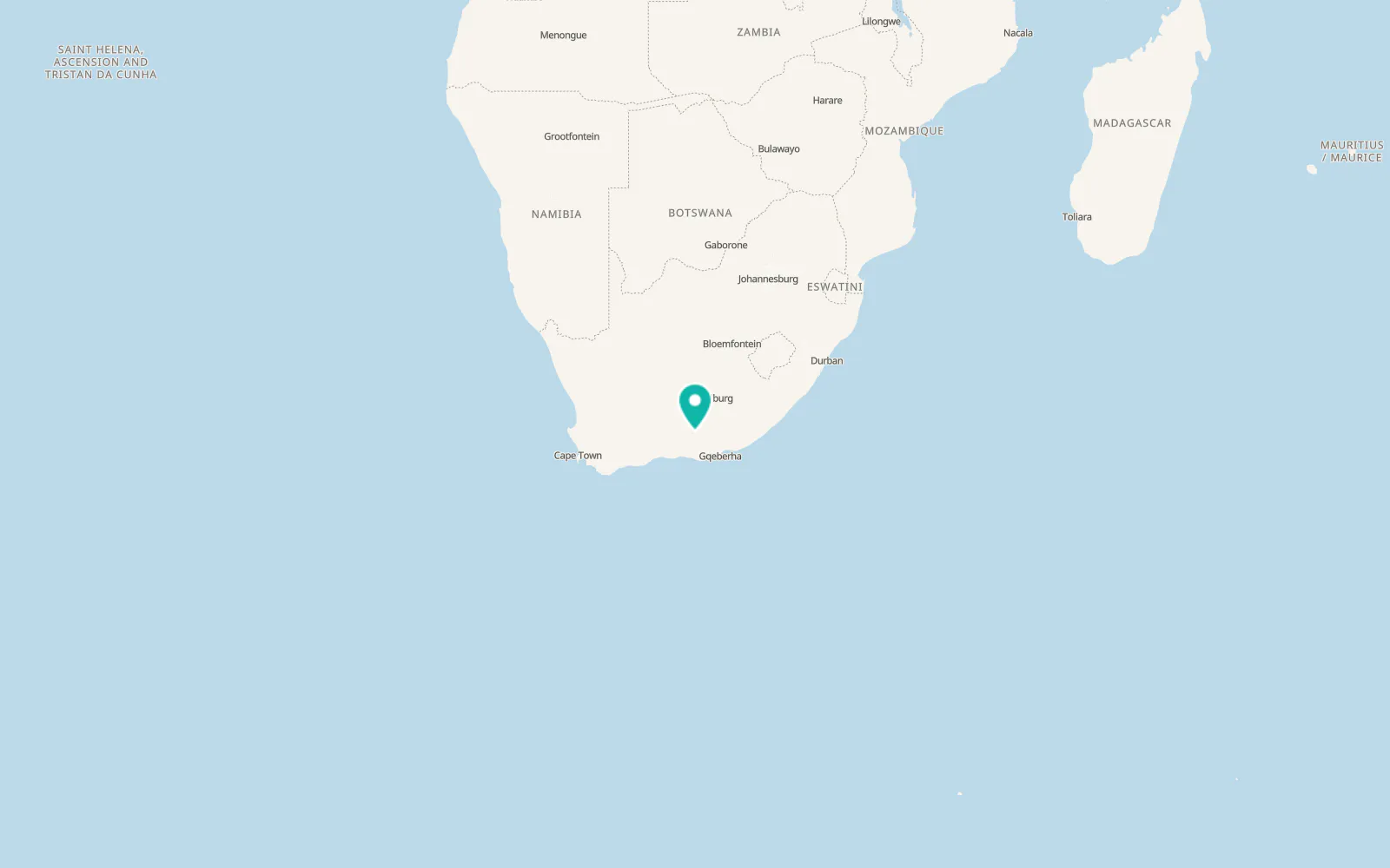 Map of Klipplaat