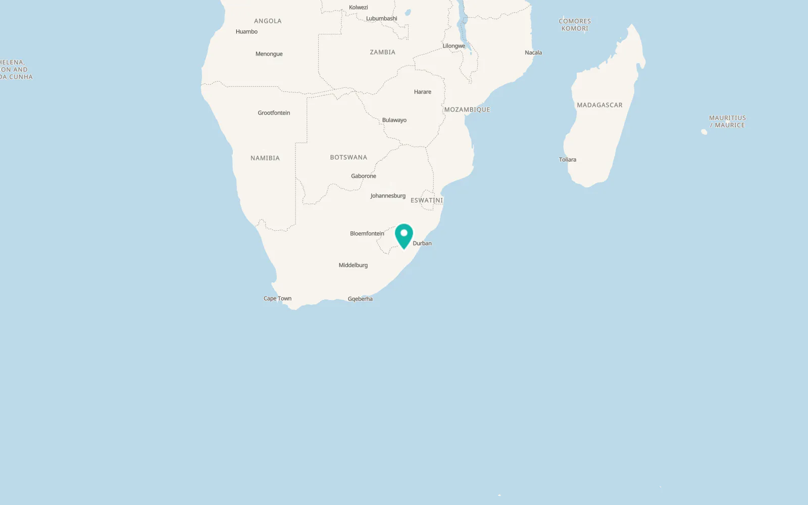 Map of Kokstad