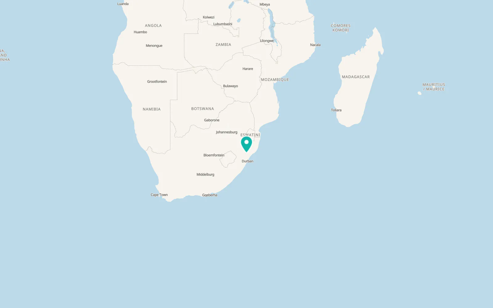 Map of Kranskop
