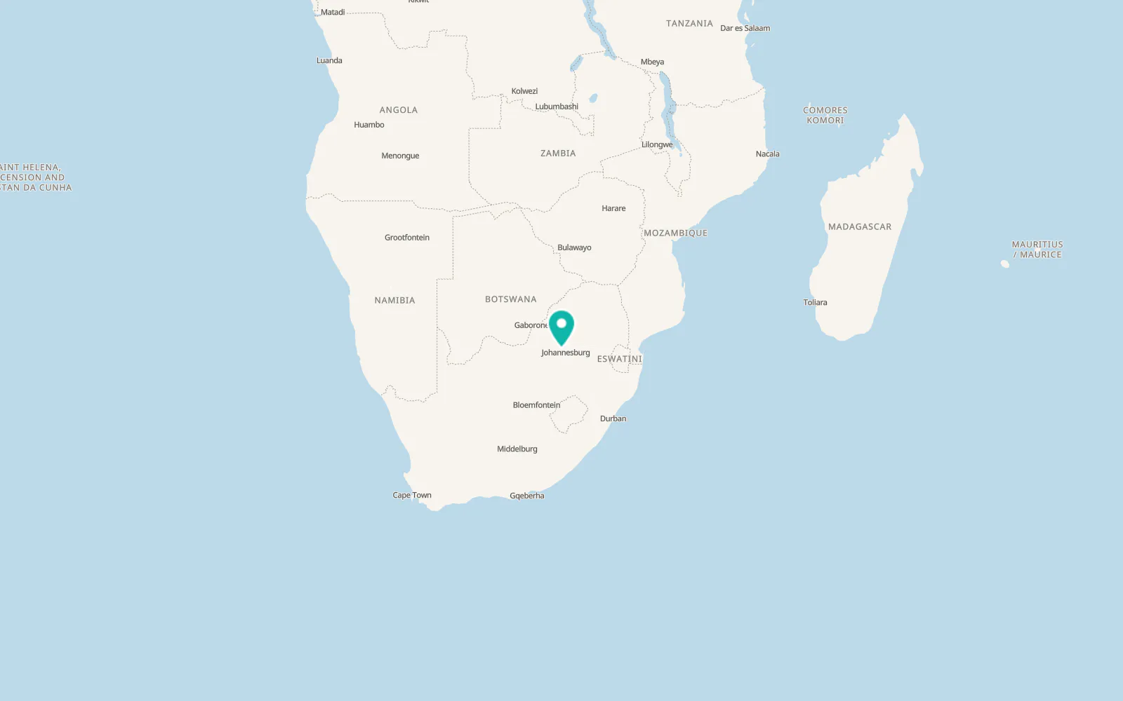 Map of Krugersdorp