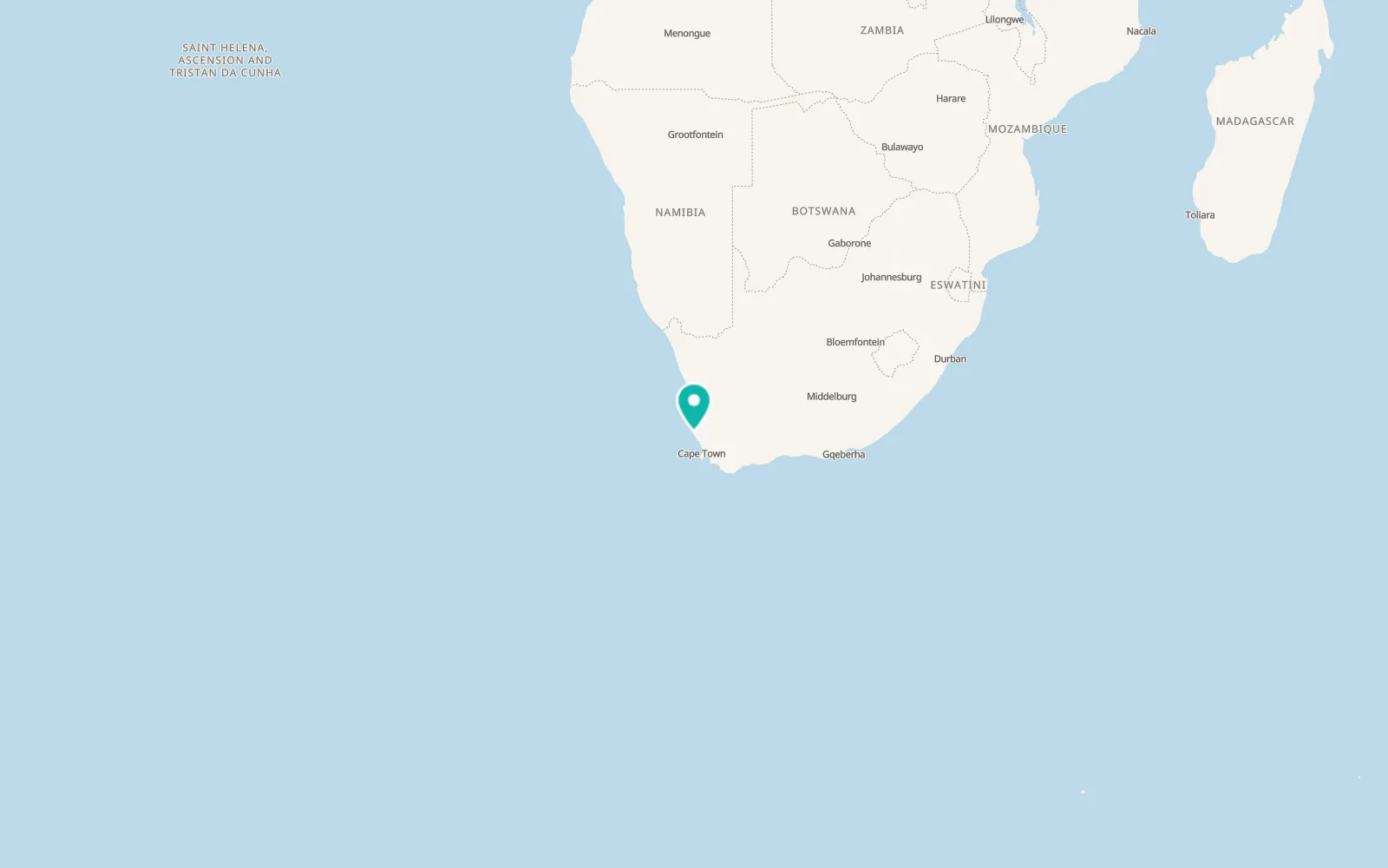 Map of Langebaan