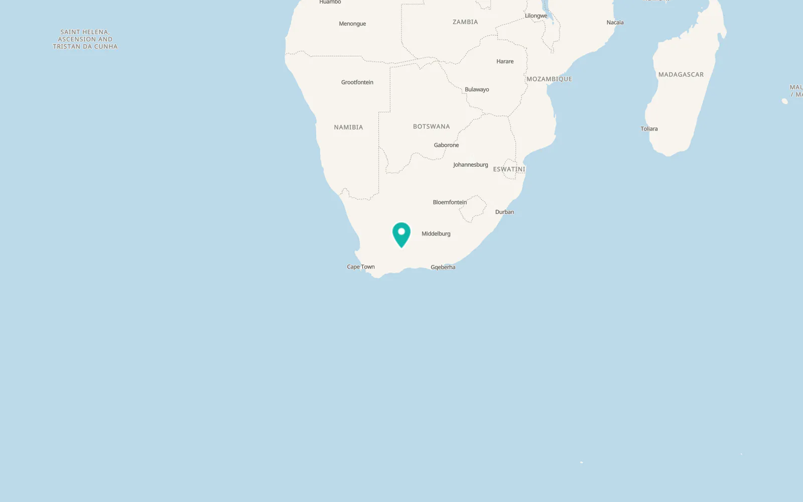 Map of Leeu-Gamka