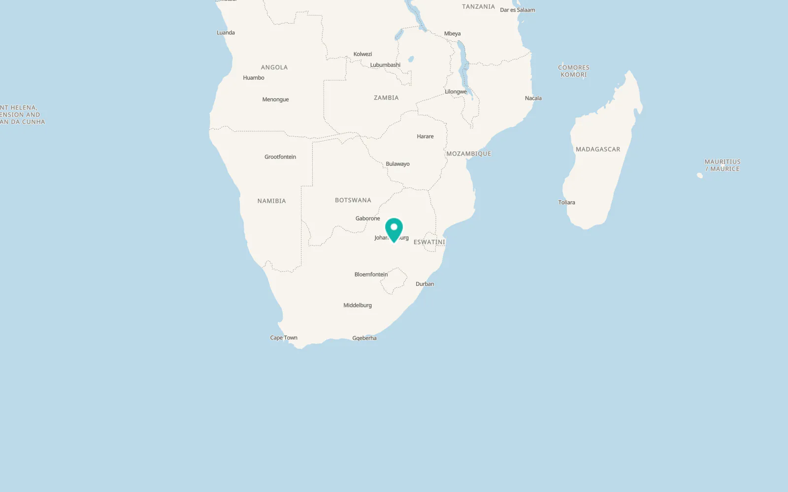 Map of Mamello