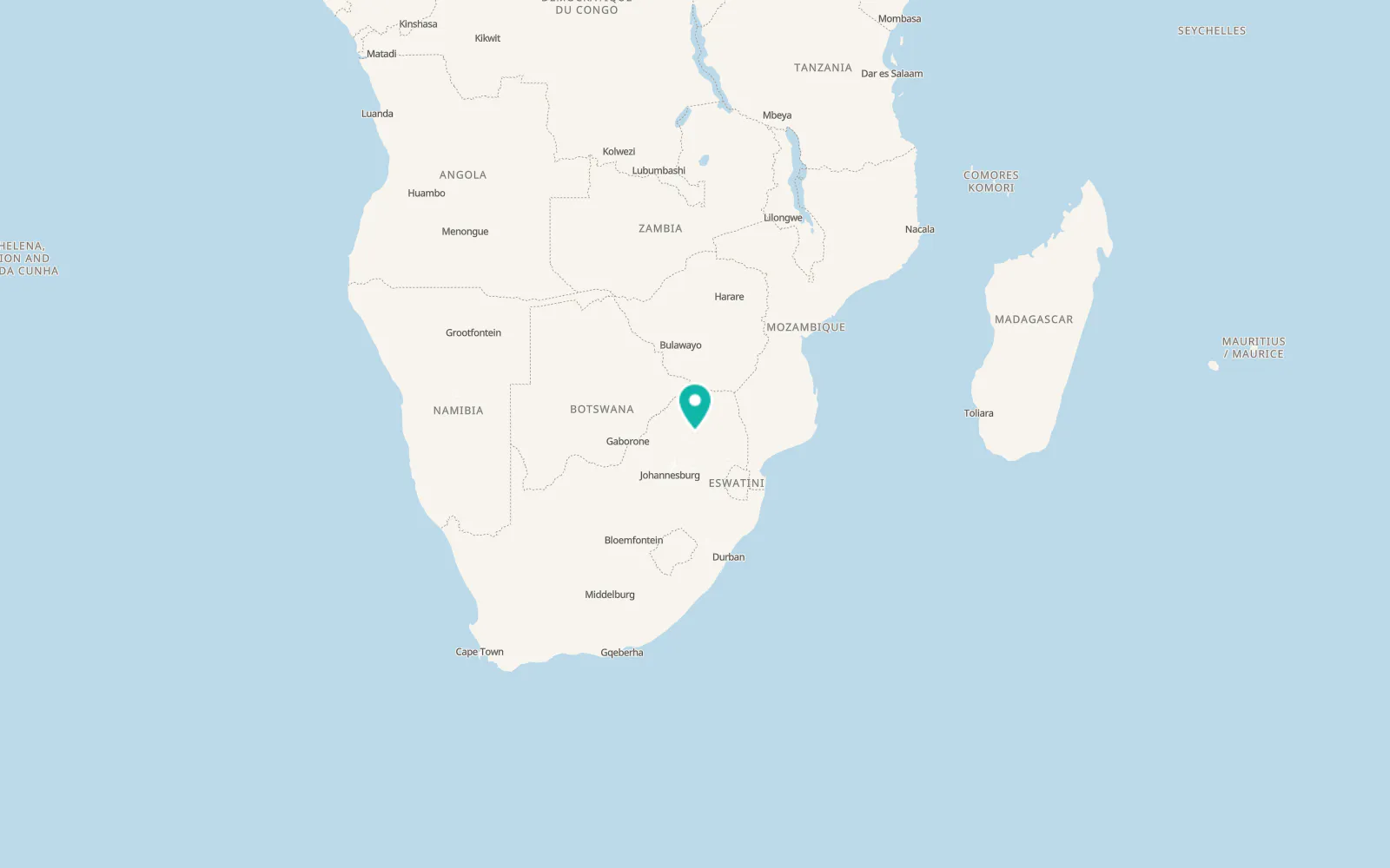 Map of Mathibela