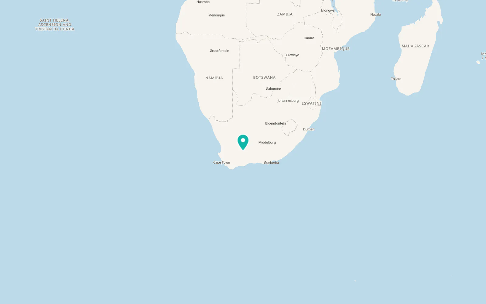 Map of Merweville