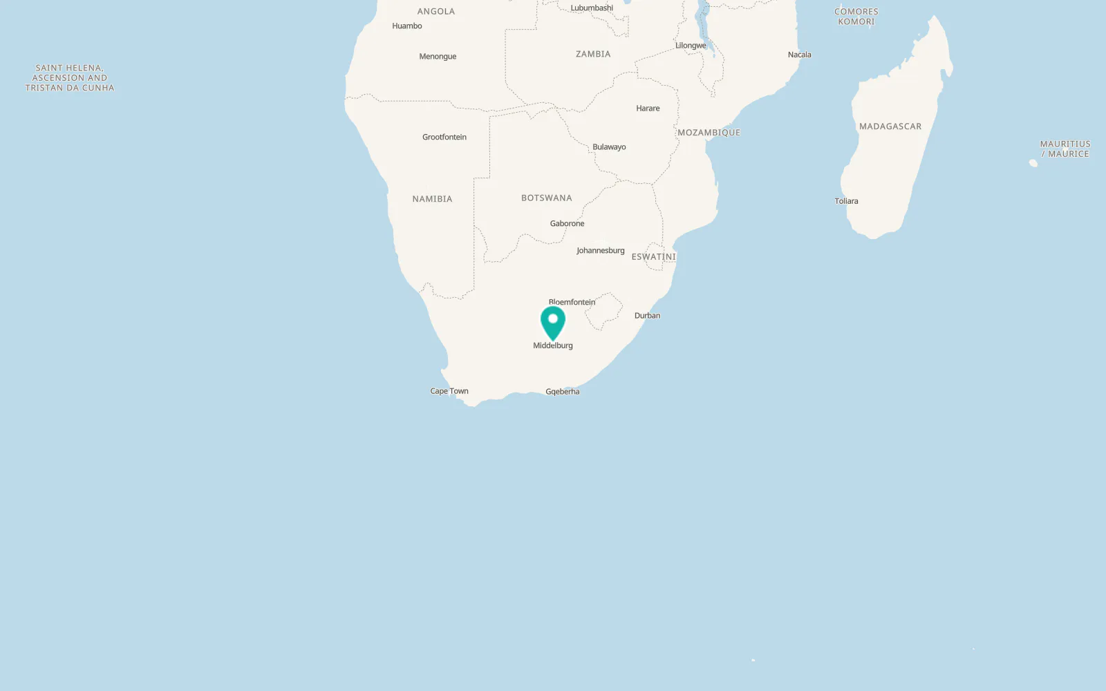 Map of Middelburg