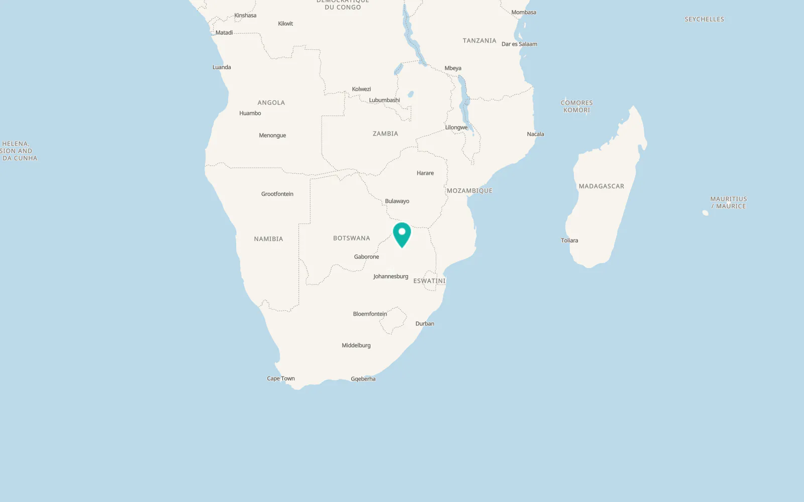 Map of Mokopane