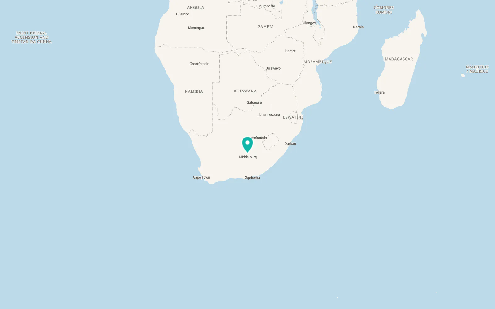 Map of Noupoort