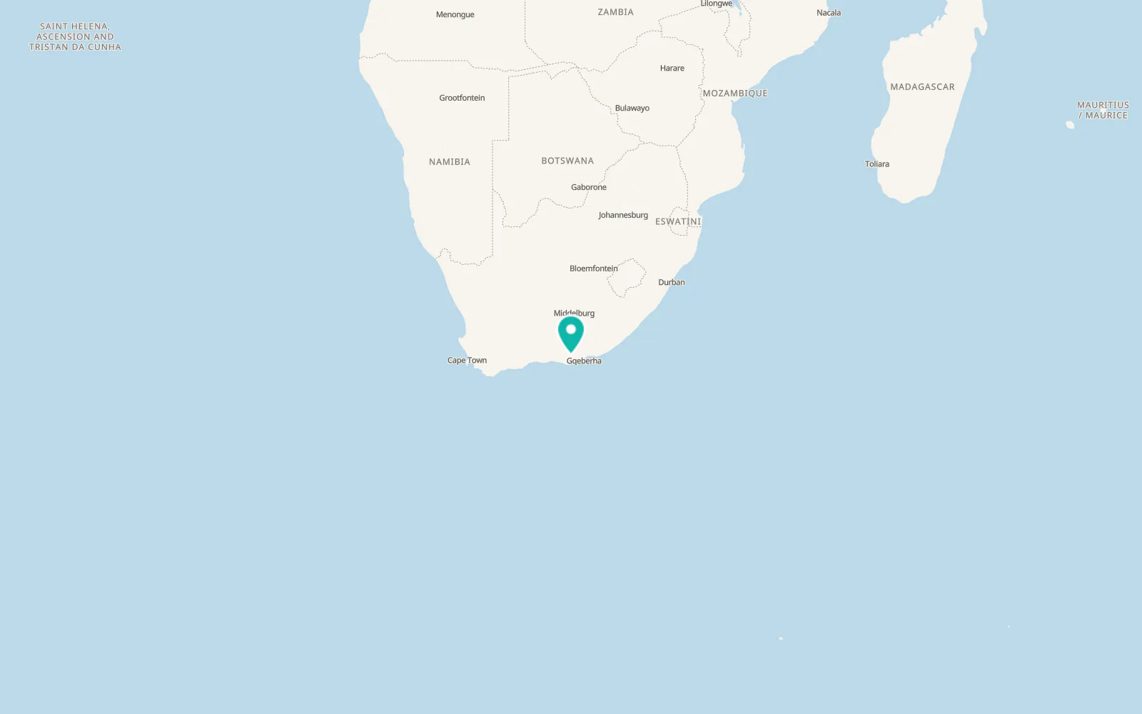 Map of Patensie