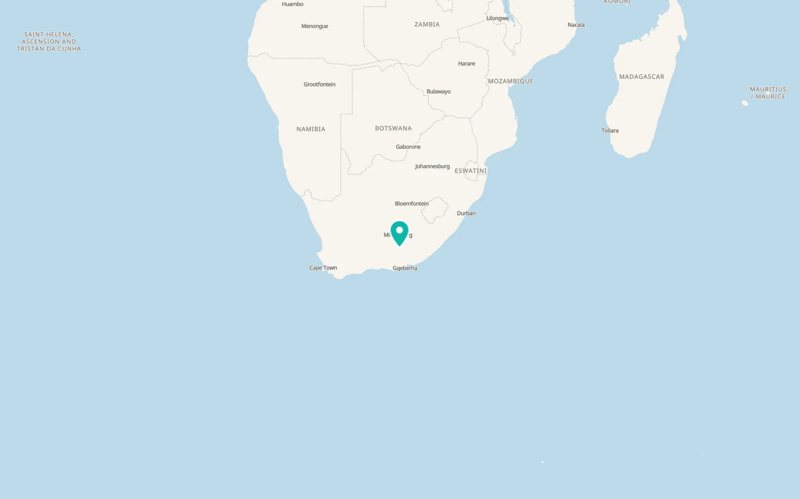 Map of Pearston