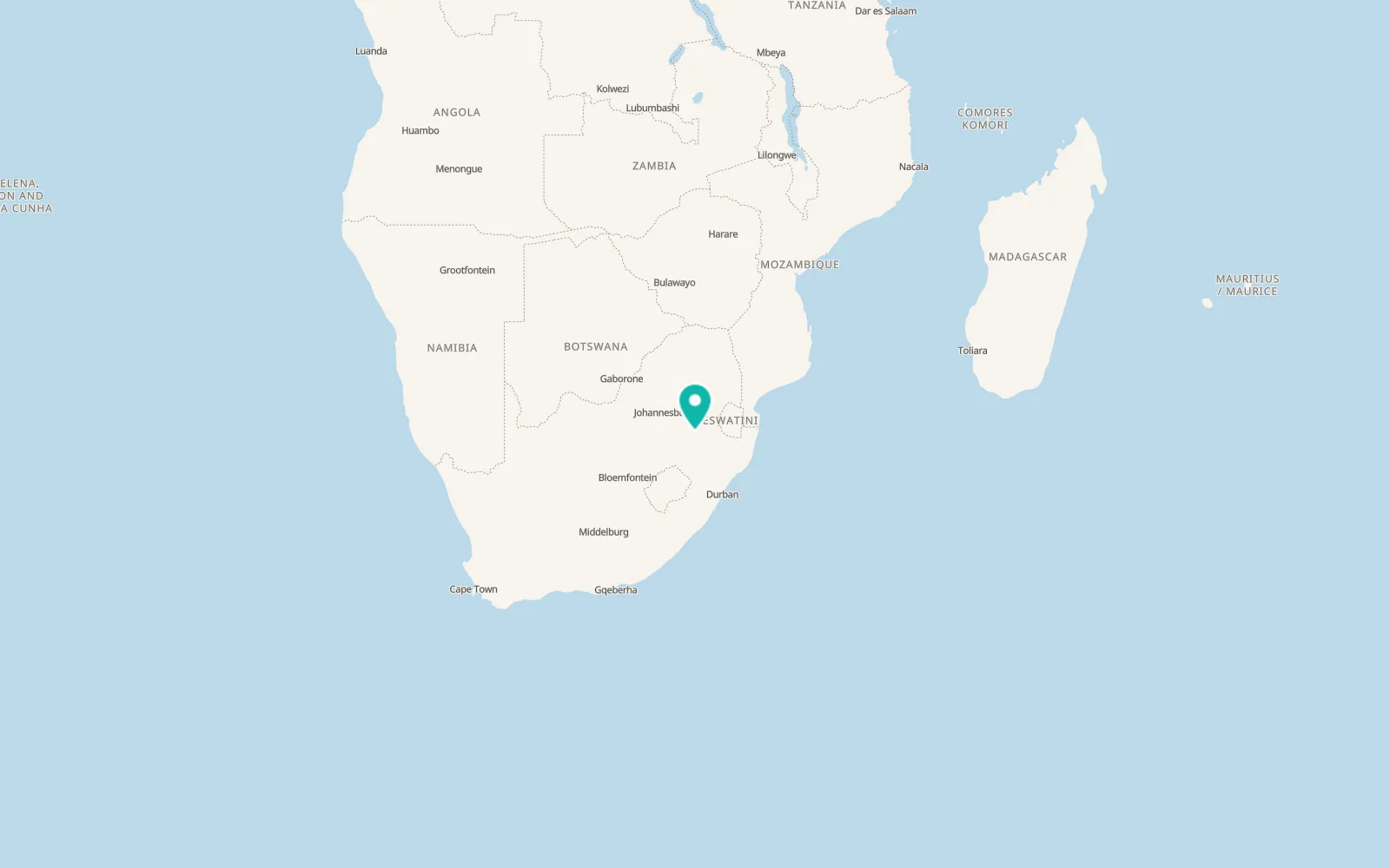 Map of Perdekop