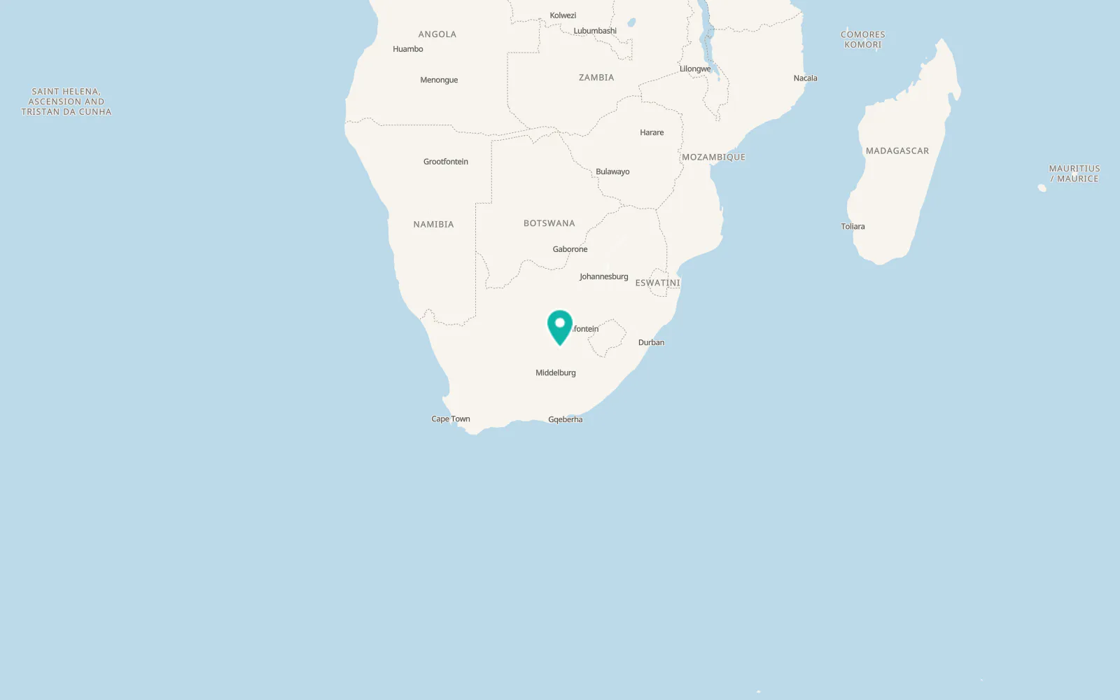 Map of Philippolis