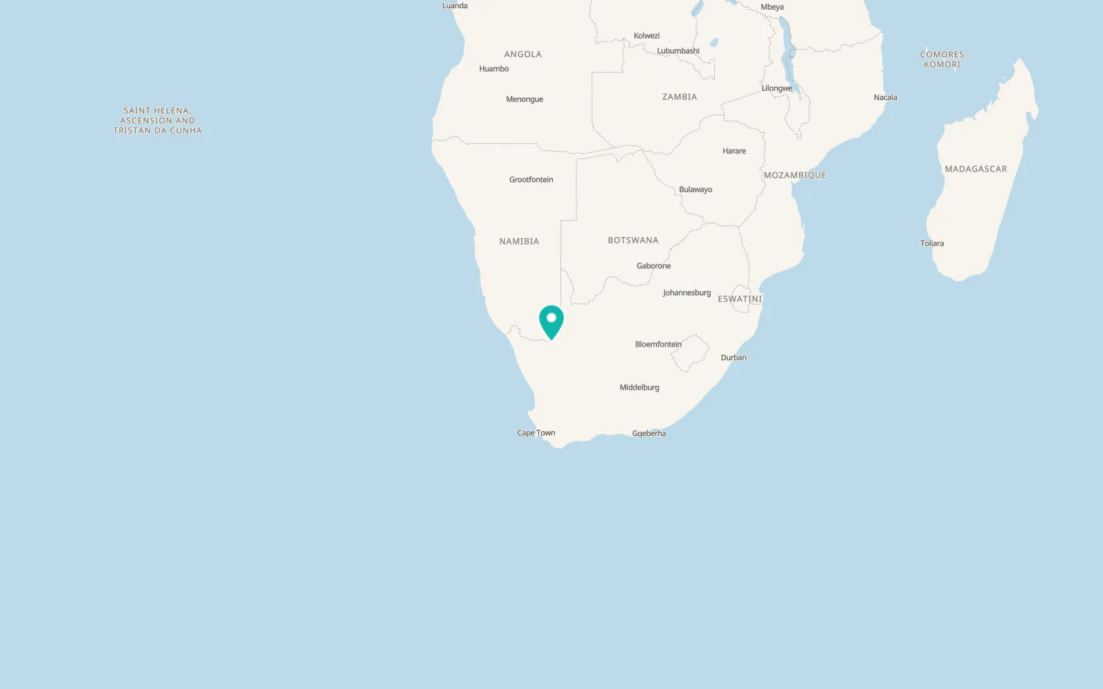 Map of Pofadder