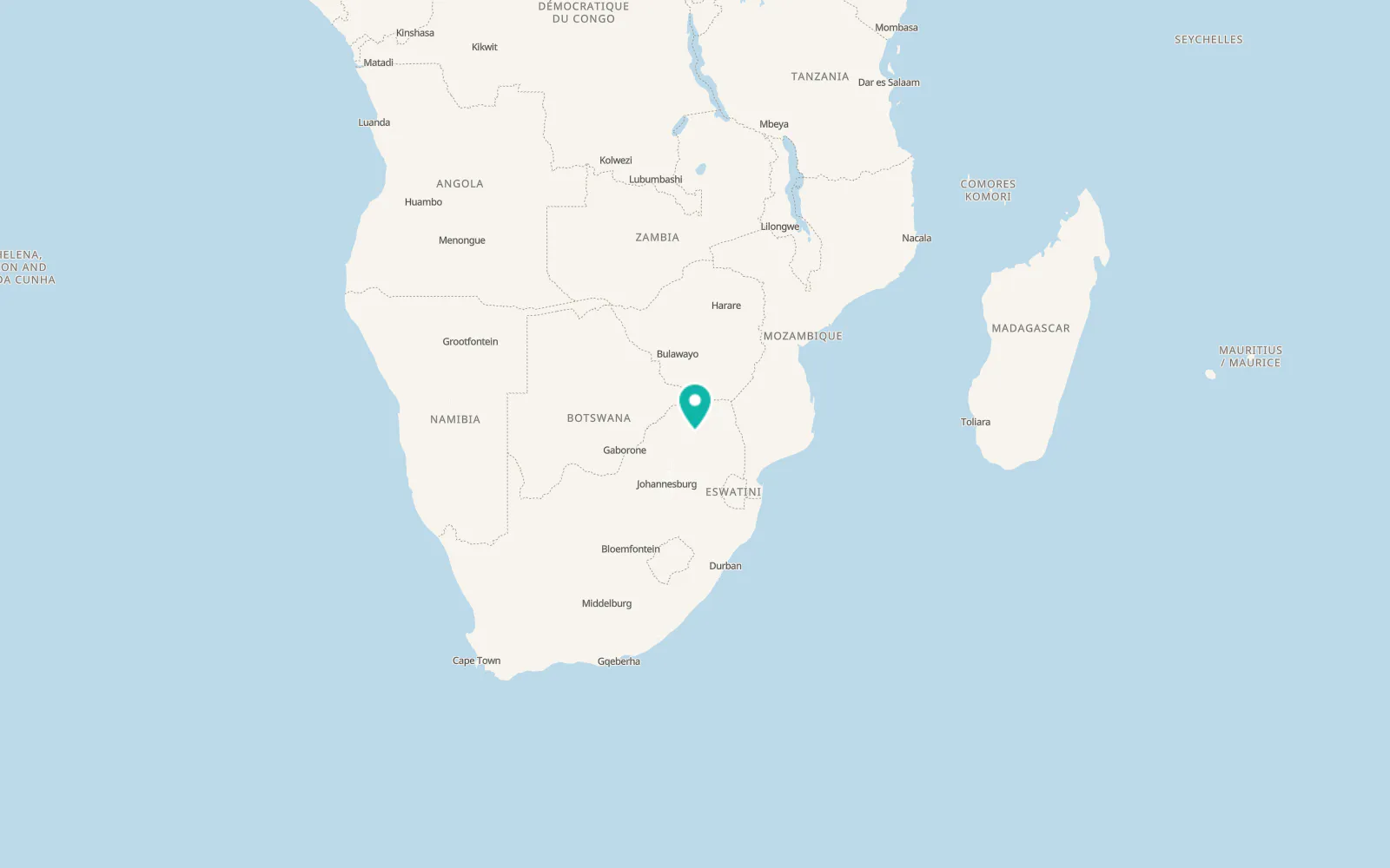 Map of Polokwane