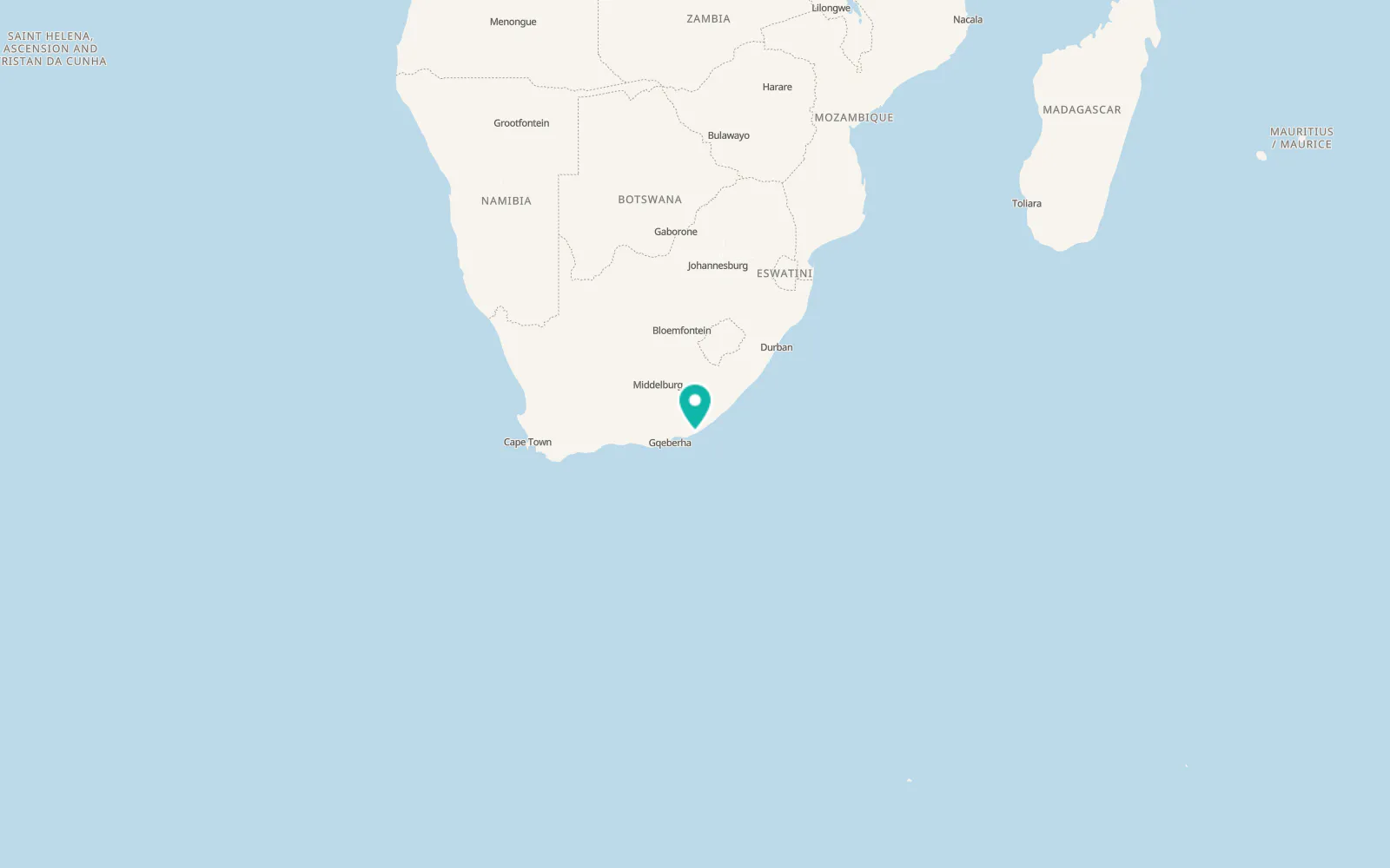 Map of Port Alfred