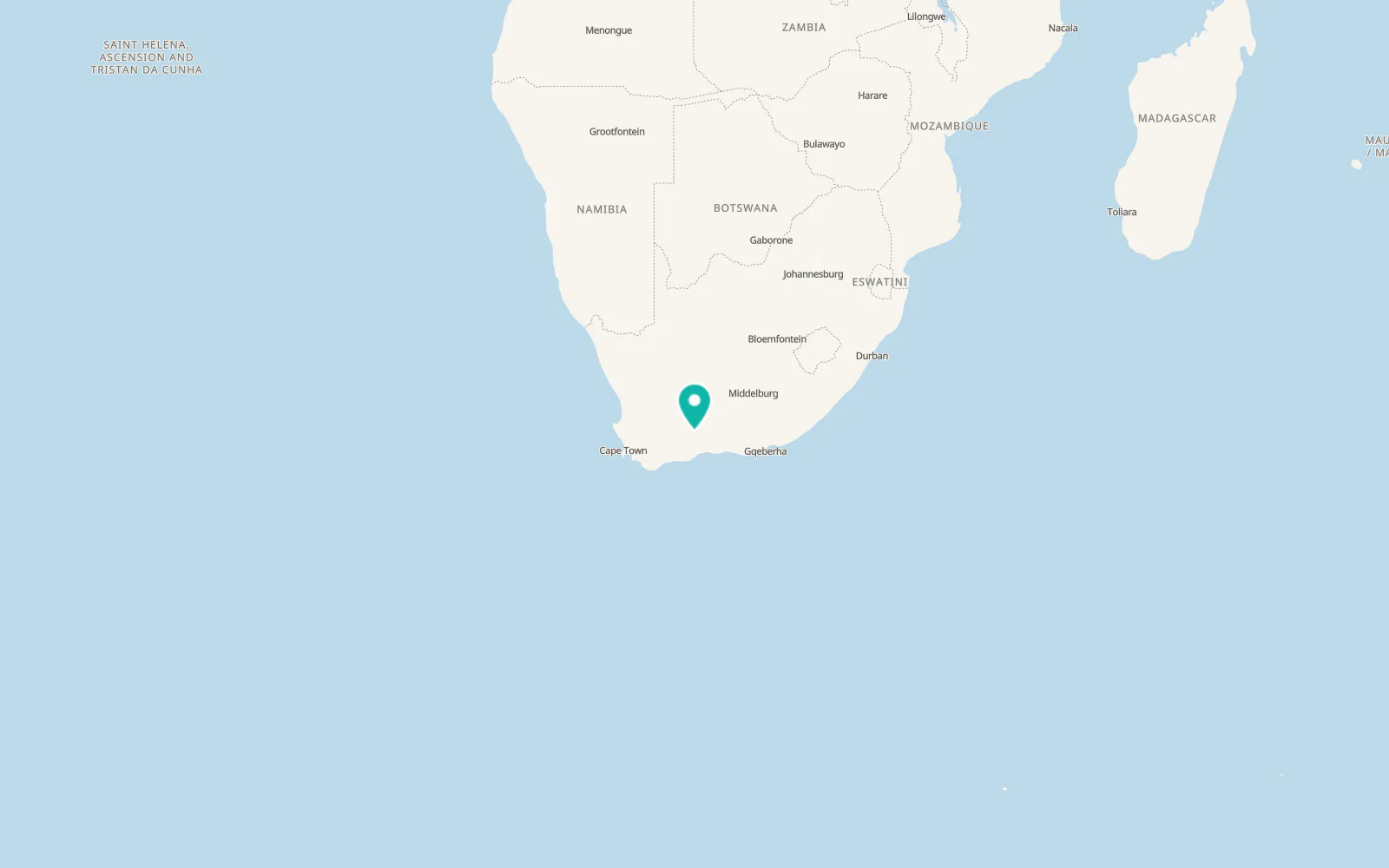 Map of Prince Albert