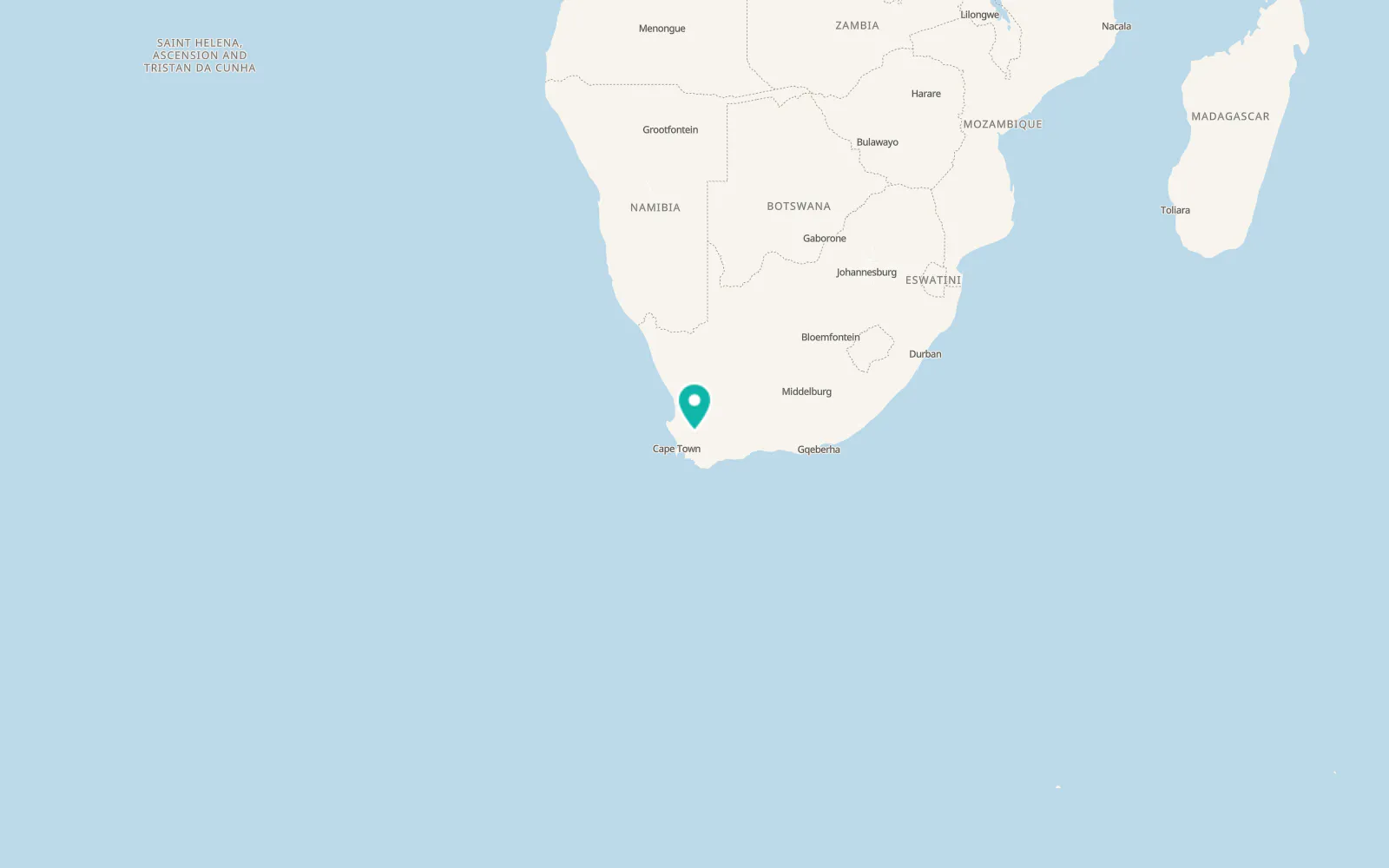 Map of Prince Alfred Hamlet