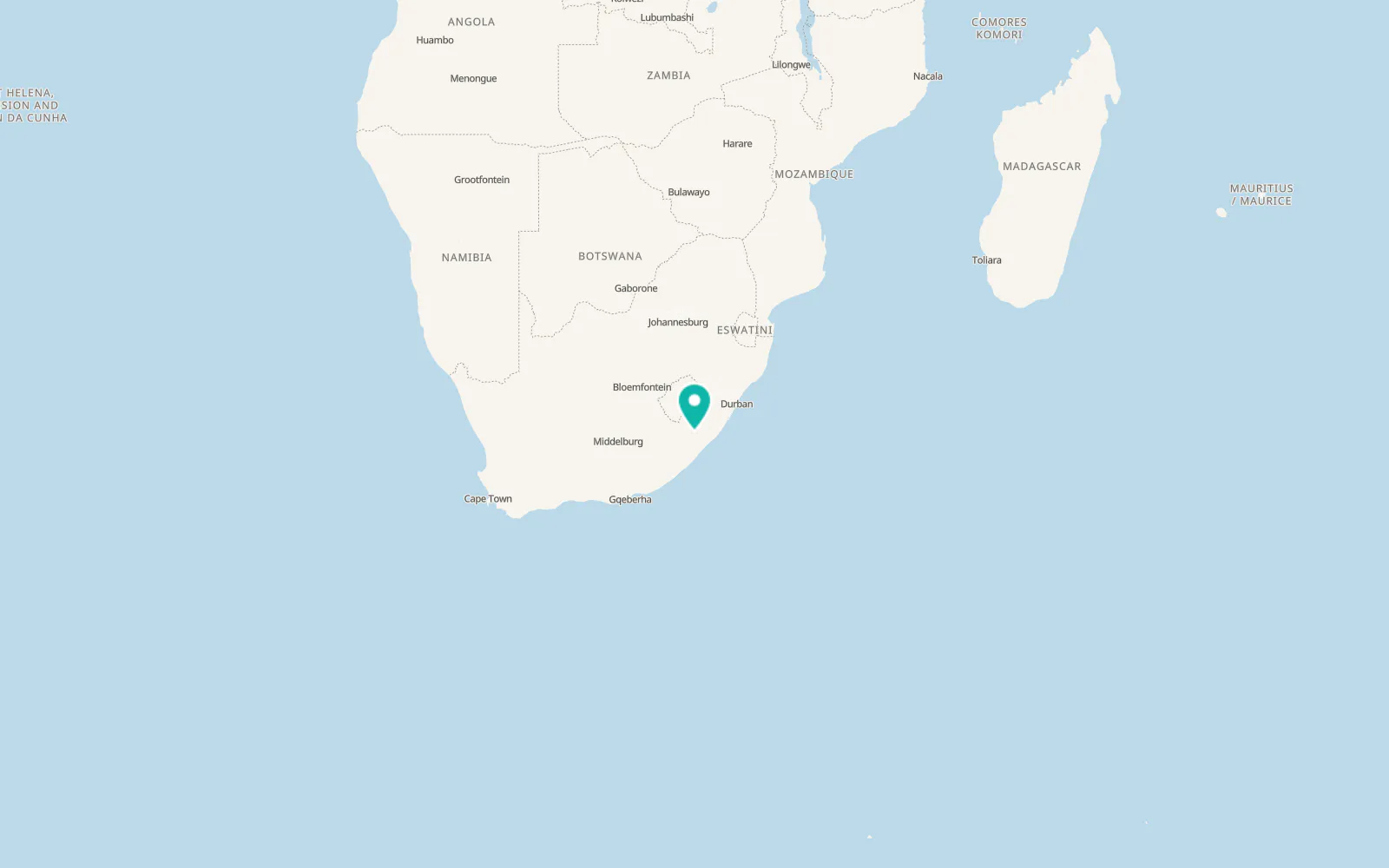 Map of Qumbu