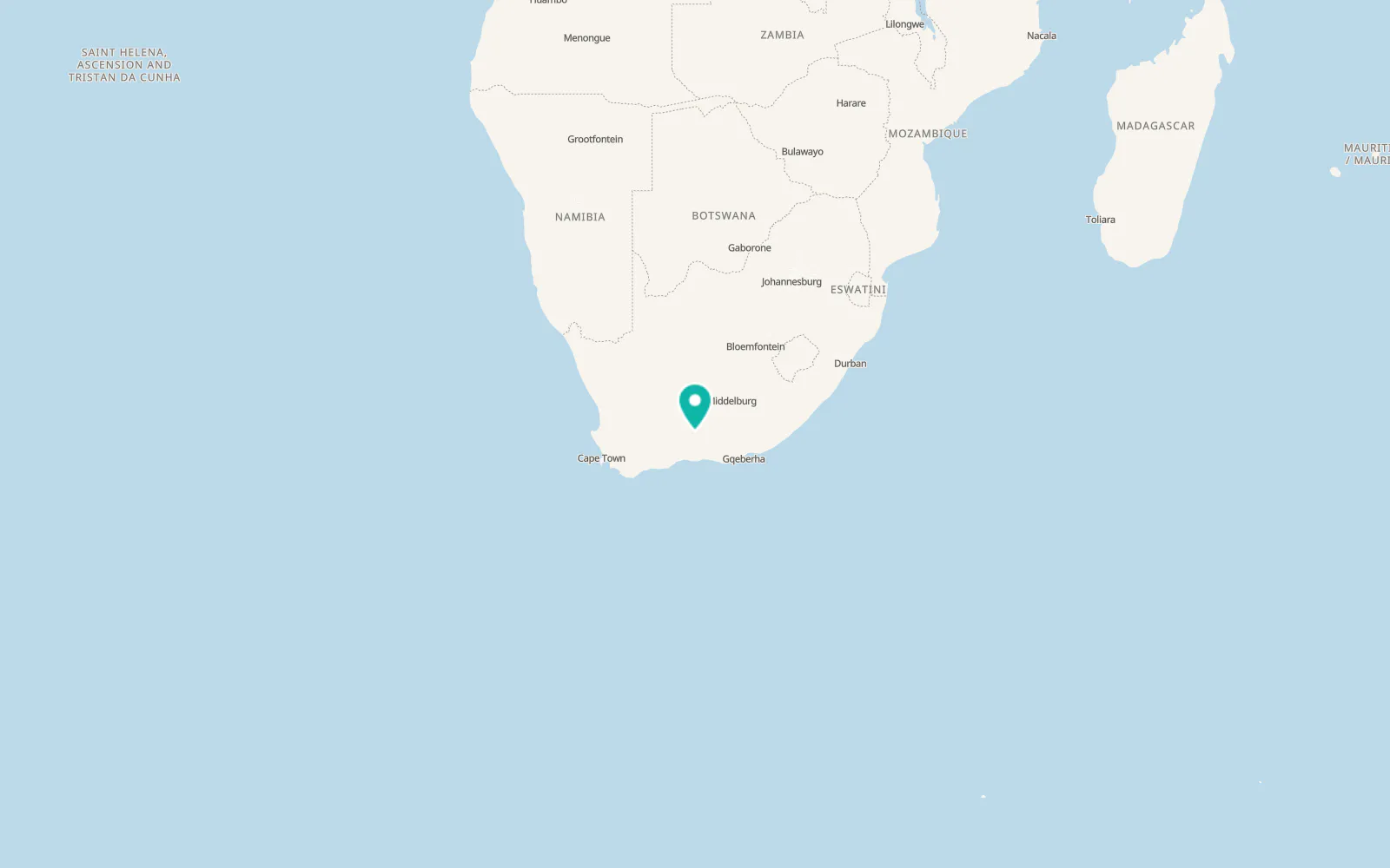 Map of Rietbron