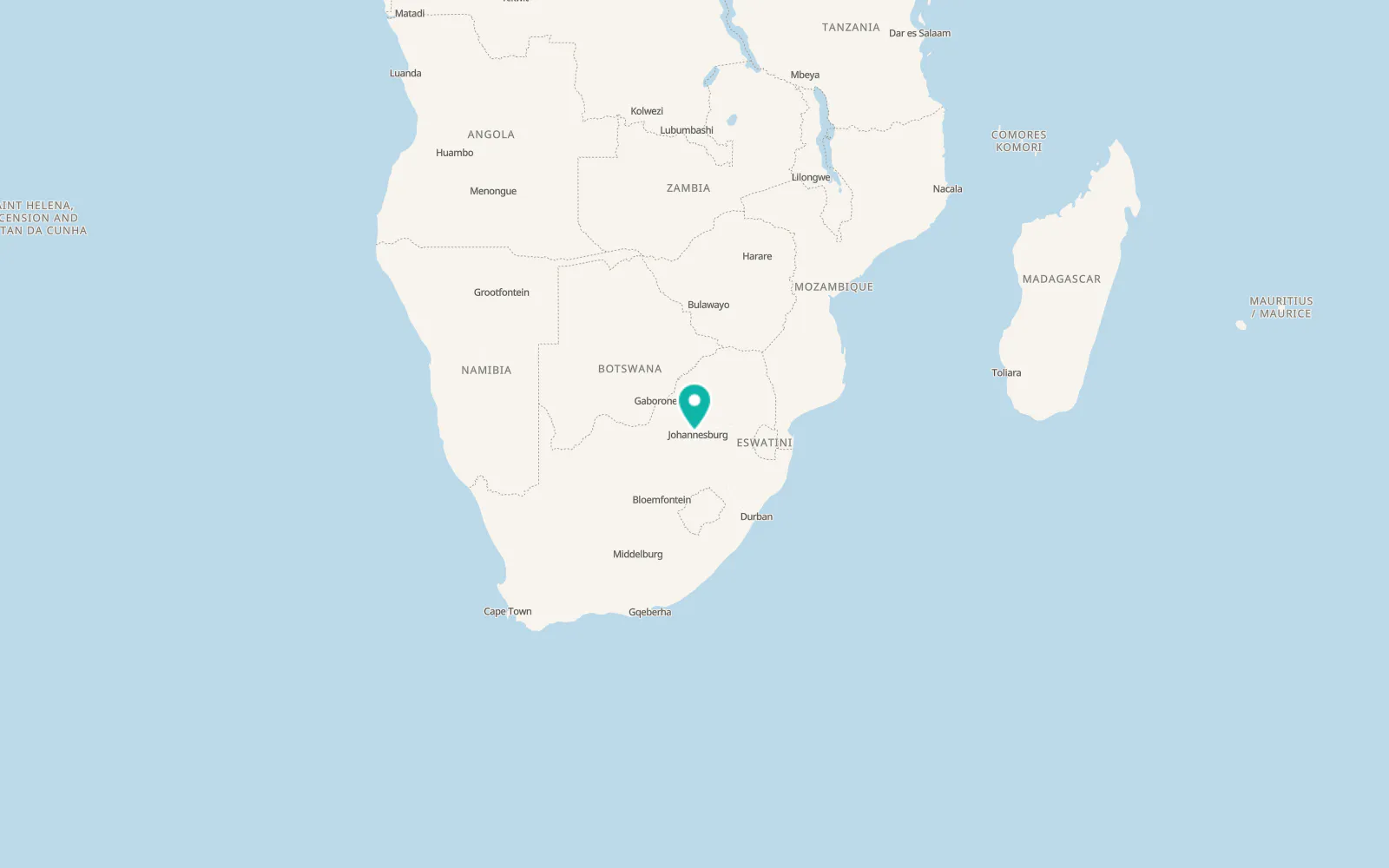 Map of Roodepoort