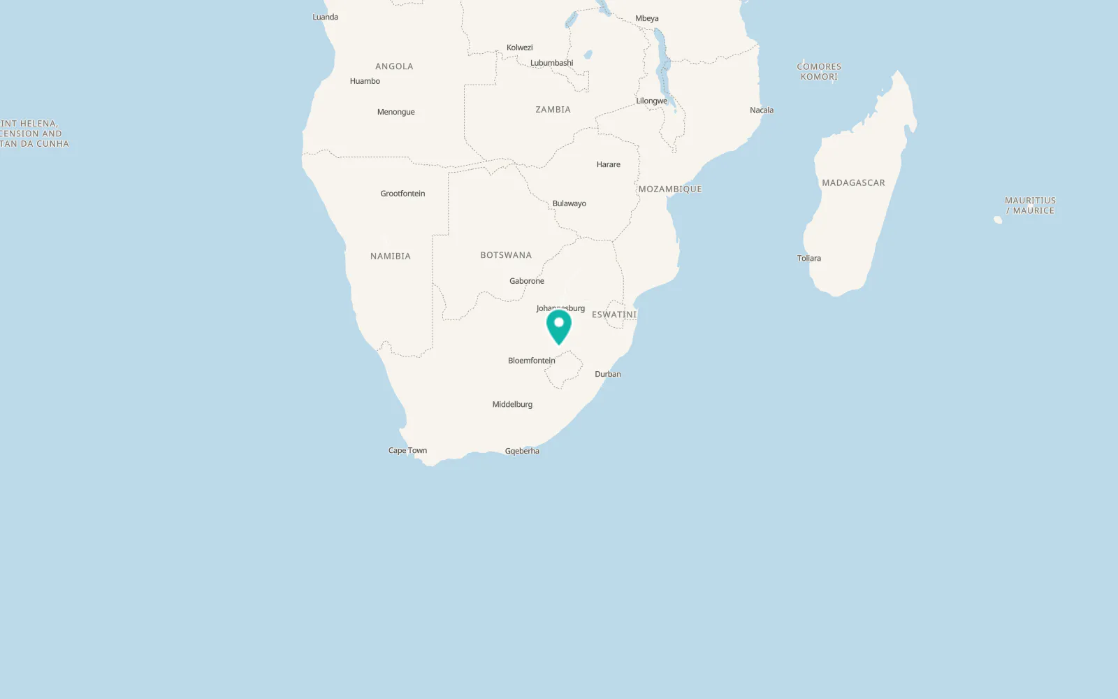 Map of Rosendal