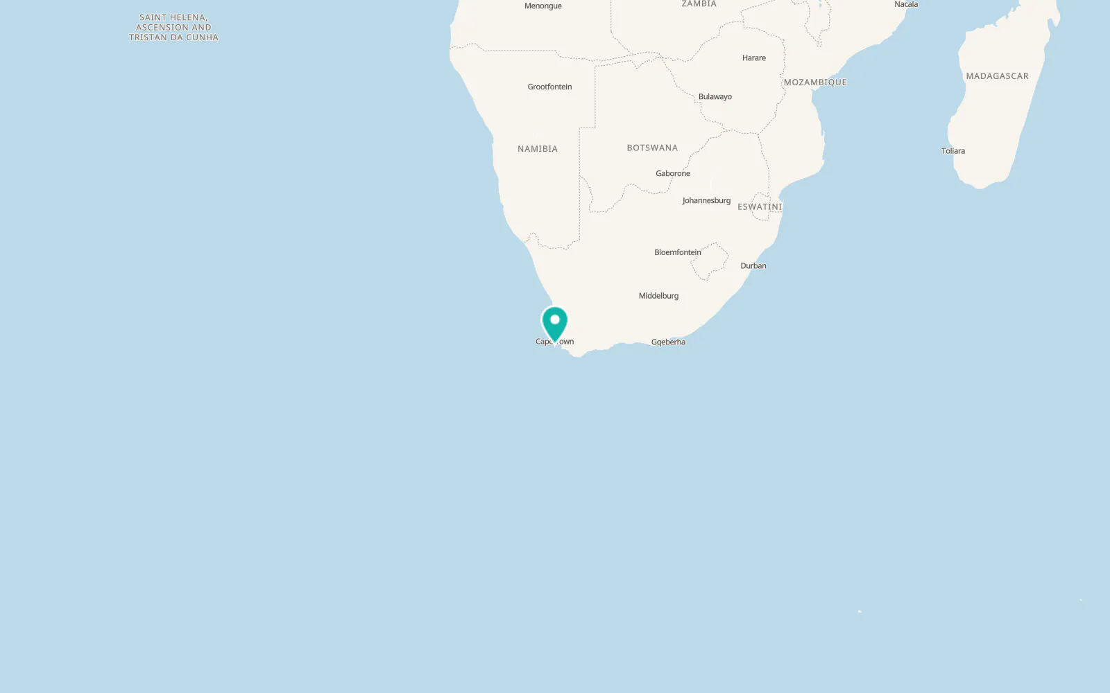 Map of Simon's Town