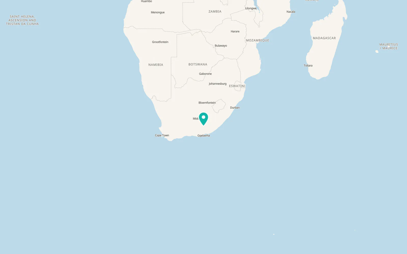 Map of Somerset East