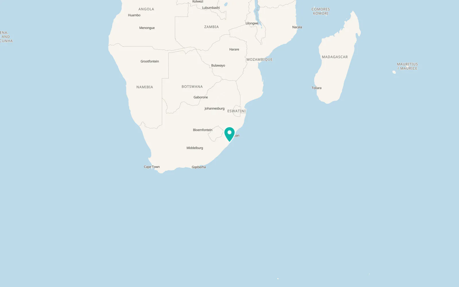 Map of Southbroom