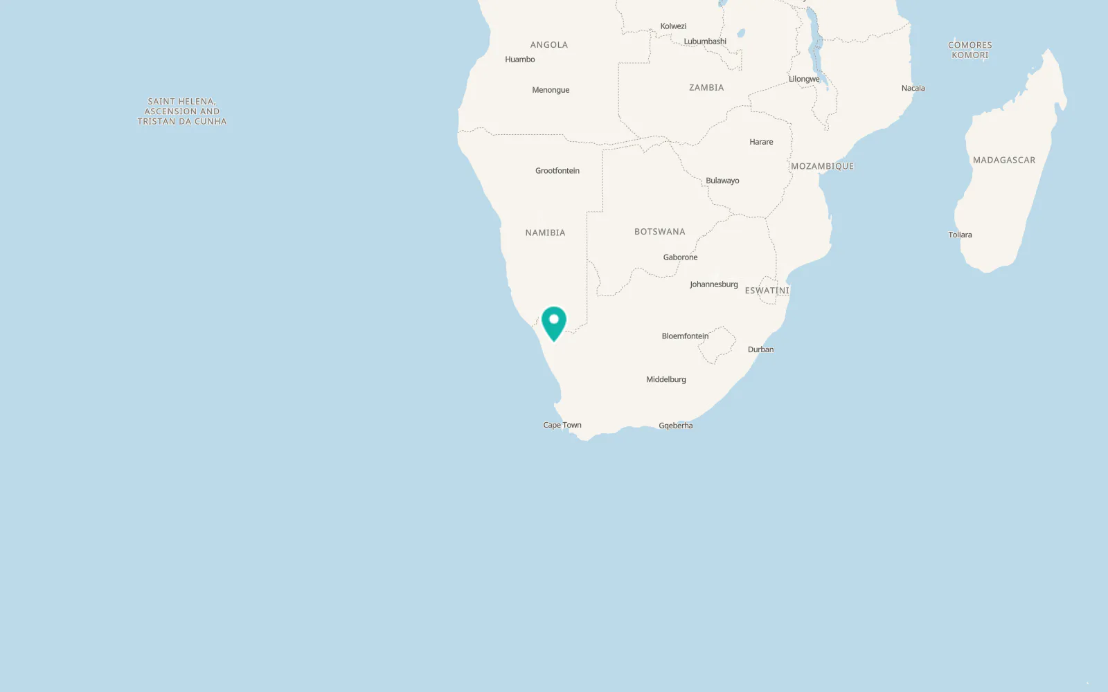 Map of Springbok