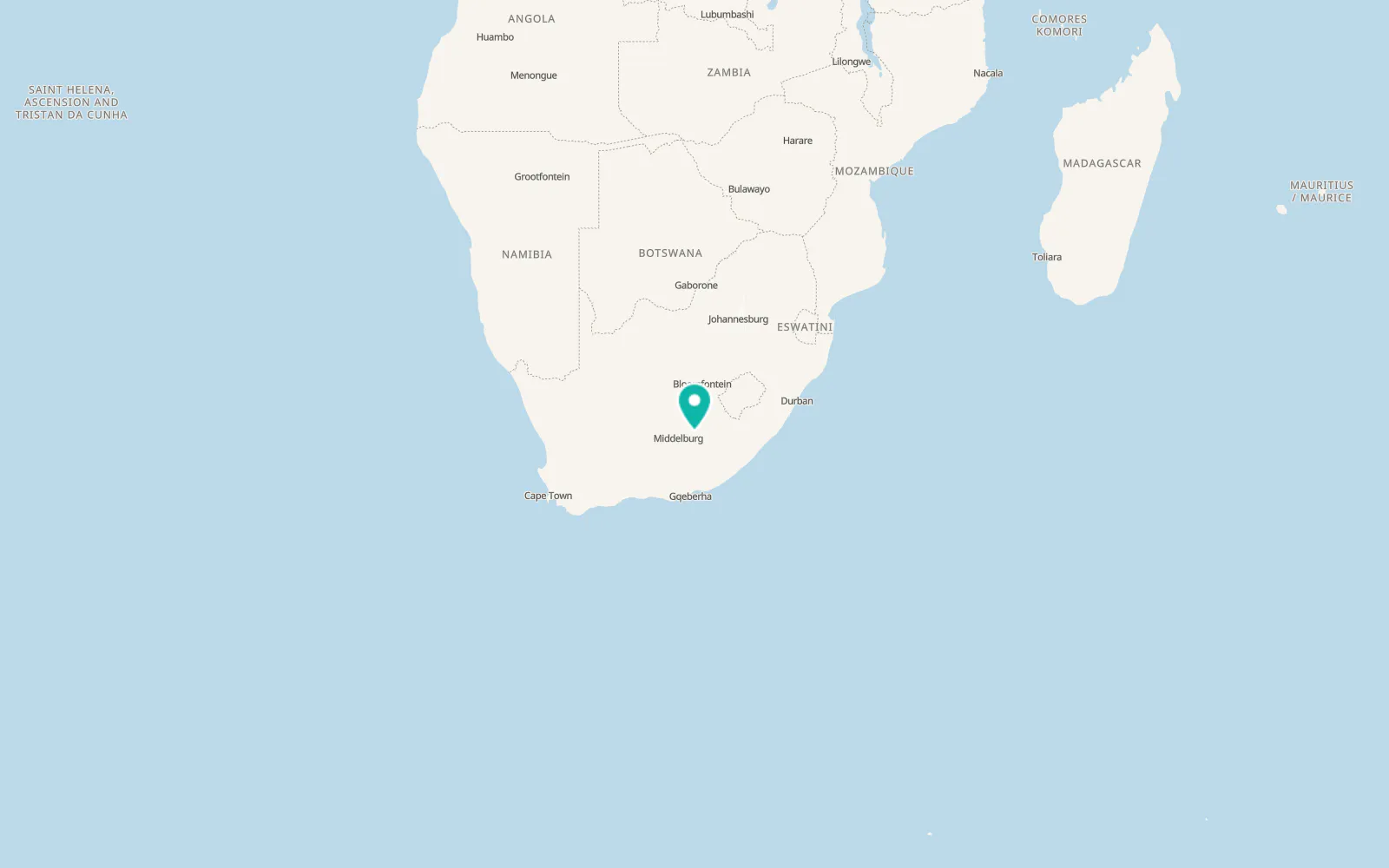 Map of Steynsburg