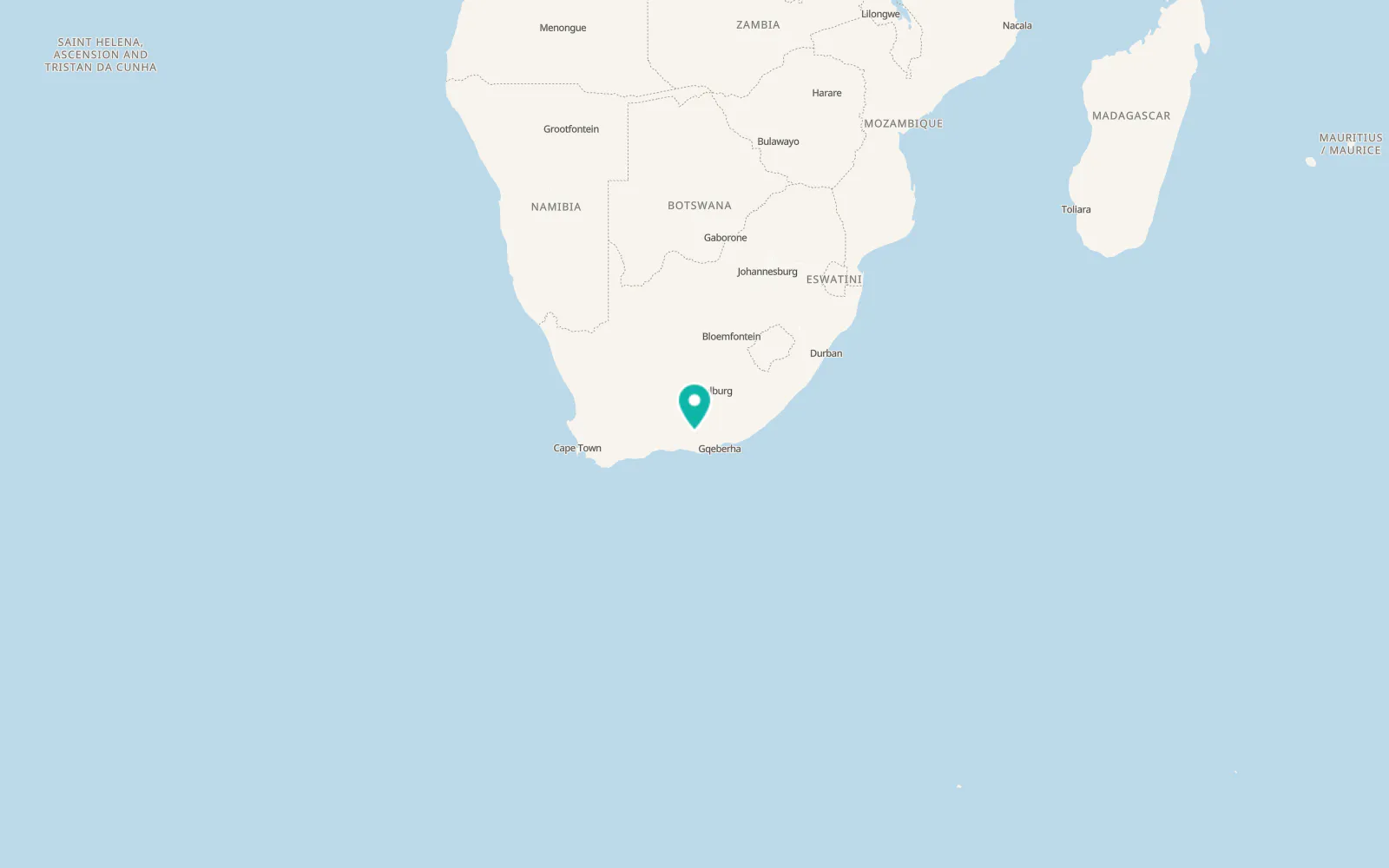 Map of Steytlerville