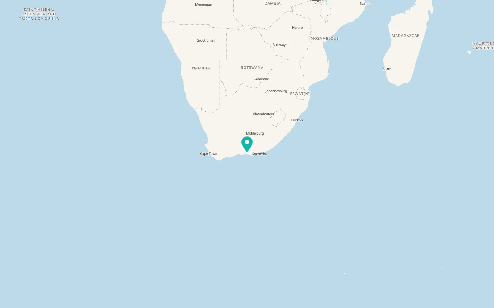 Map of Stormsrivier