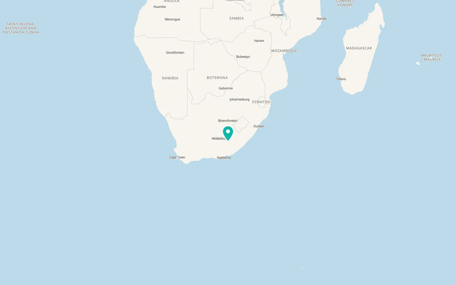 Map of Tarkastad
